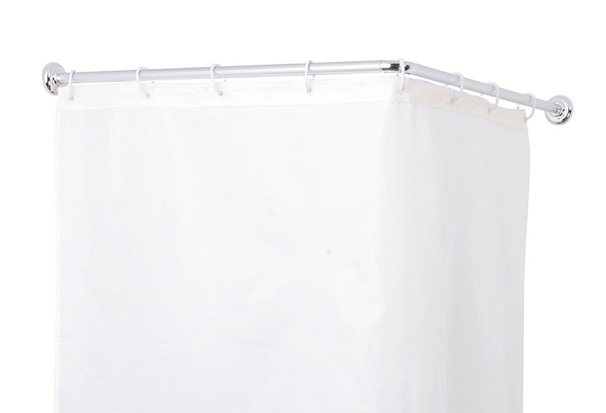 Varão para cortina de duche SENSEA CROMADO ANGULAR 80-90CM - 8