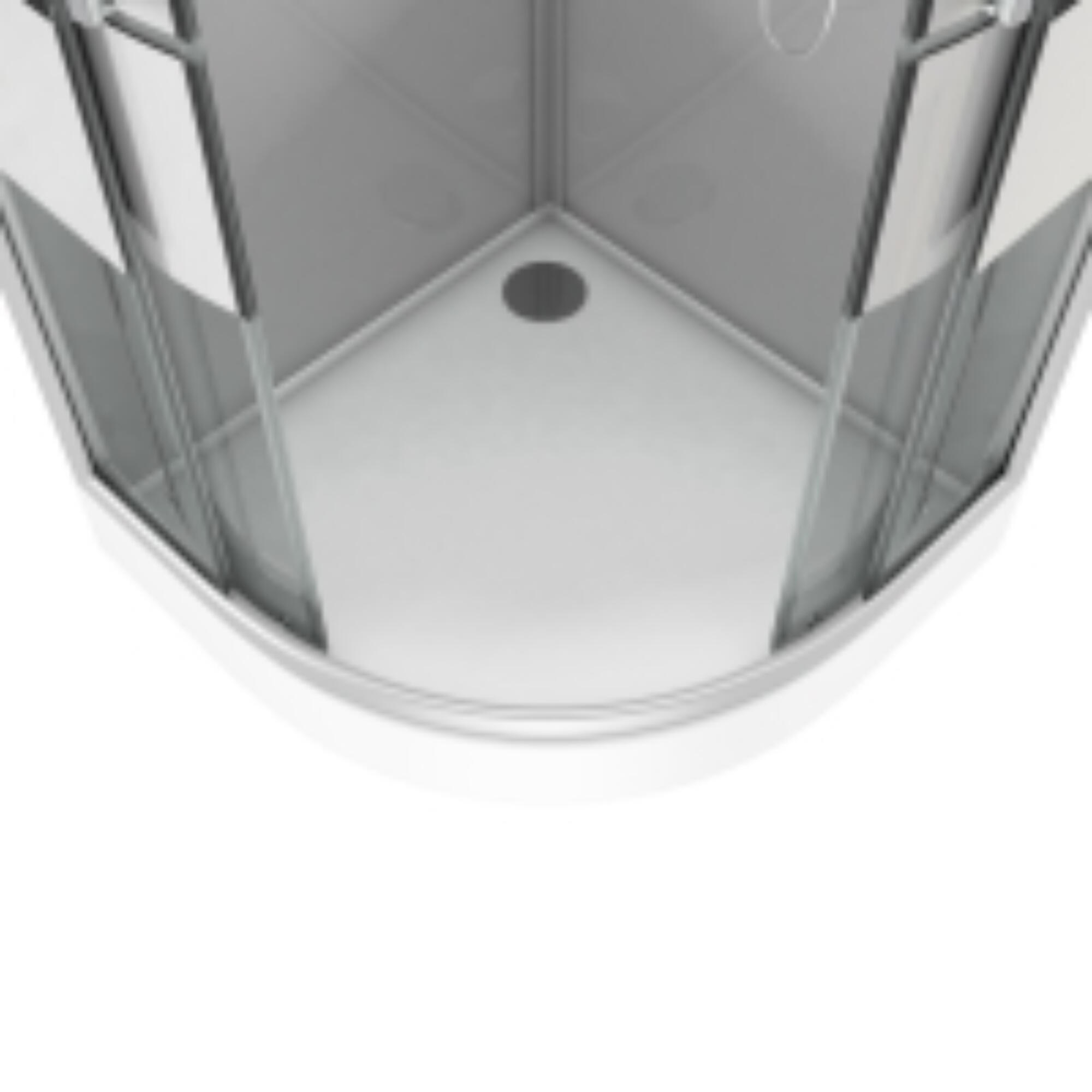 Cabina de ducha Grey River 90x90x215 cm - 4