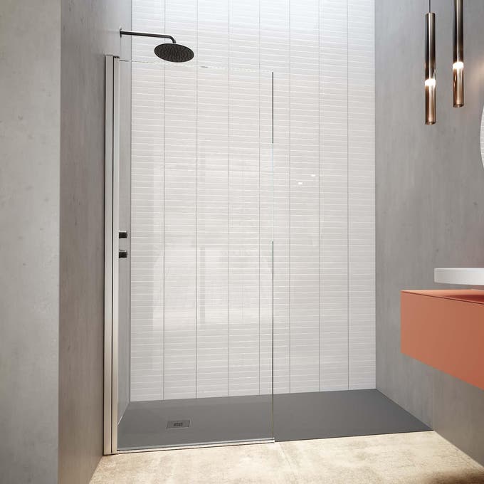 Panel ducha abatible