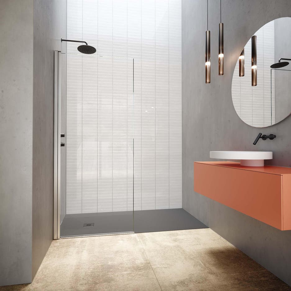 Panel ducha abatible