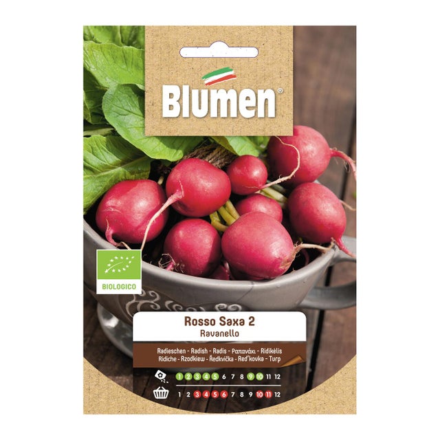 Semi di ravanello bio rosso BLUMEN 18 g