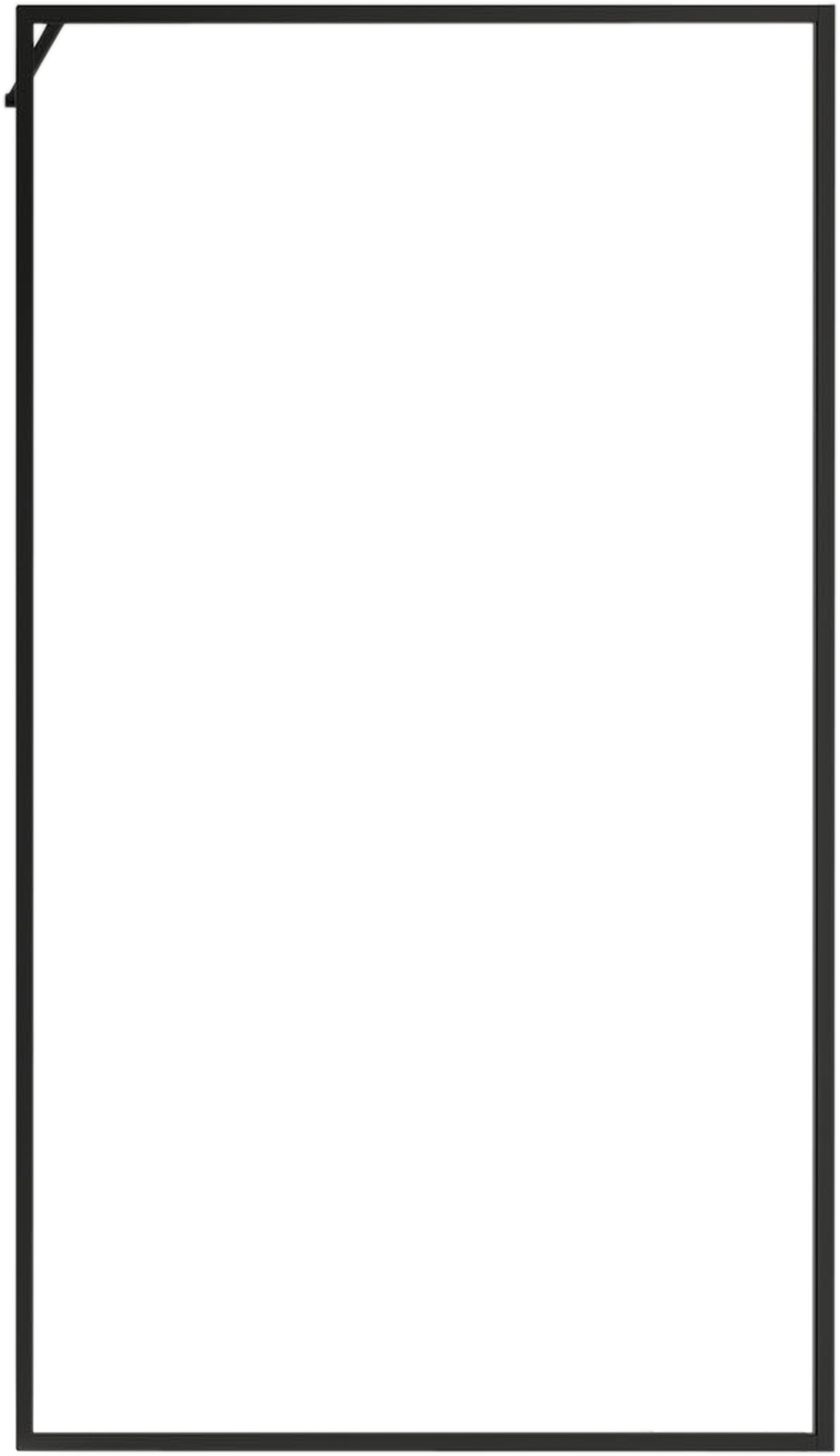 Painel de duche 1 frente preto 120 cm Cool Life - 2