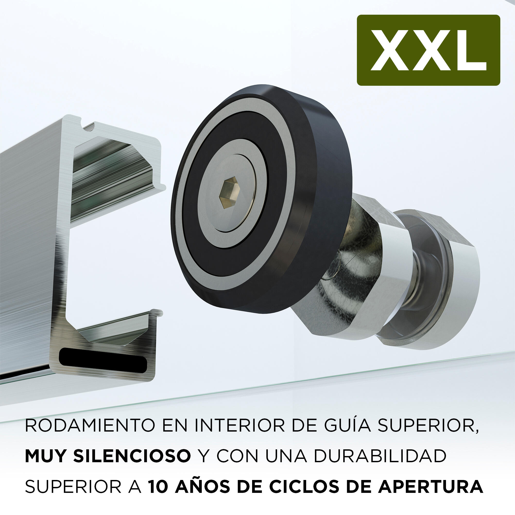 Mampara de ducha frontal con panel fijo lateral corredero serigrafiado Tala perfil cromo (160.1-170)+70 x200 cm - 8