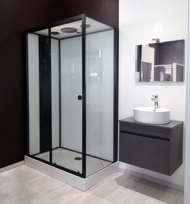 cabine de duche com hidromassagem