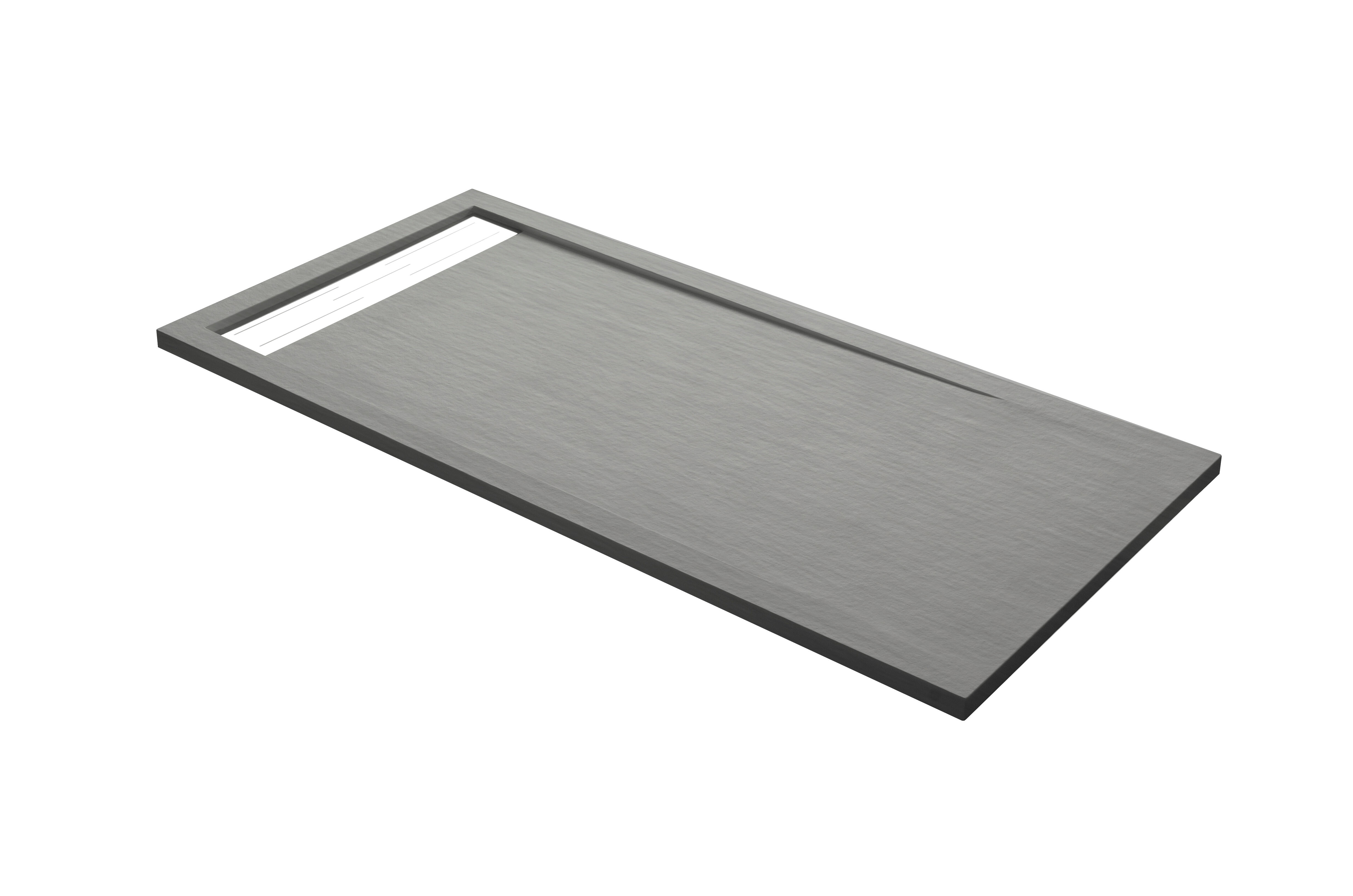 Plato de ducha atlas 80x80 cm gris