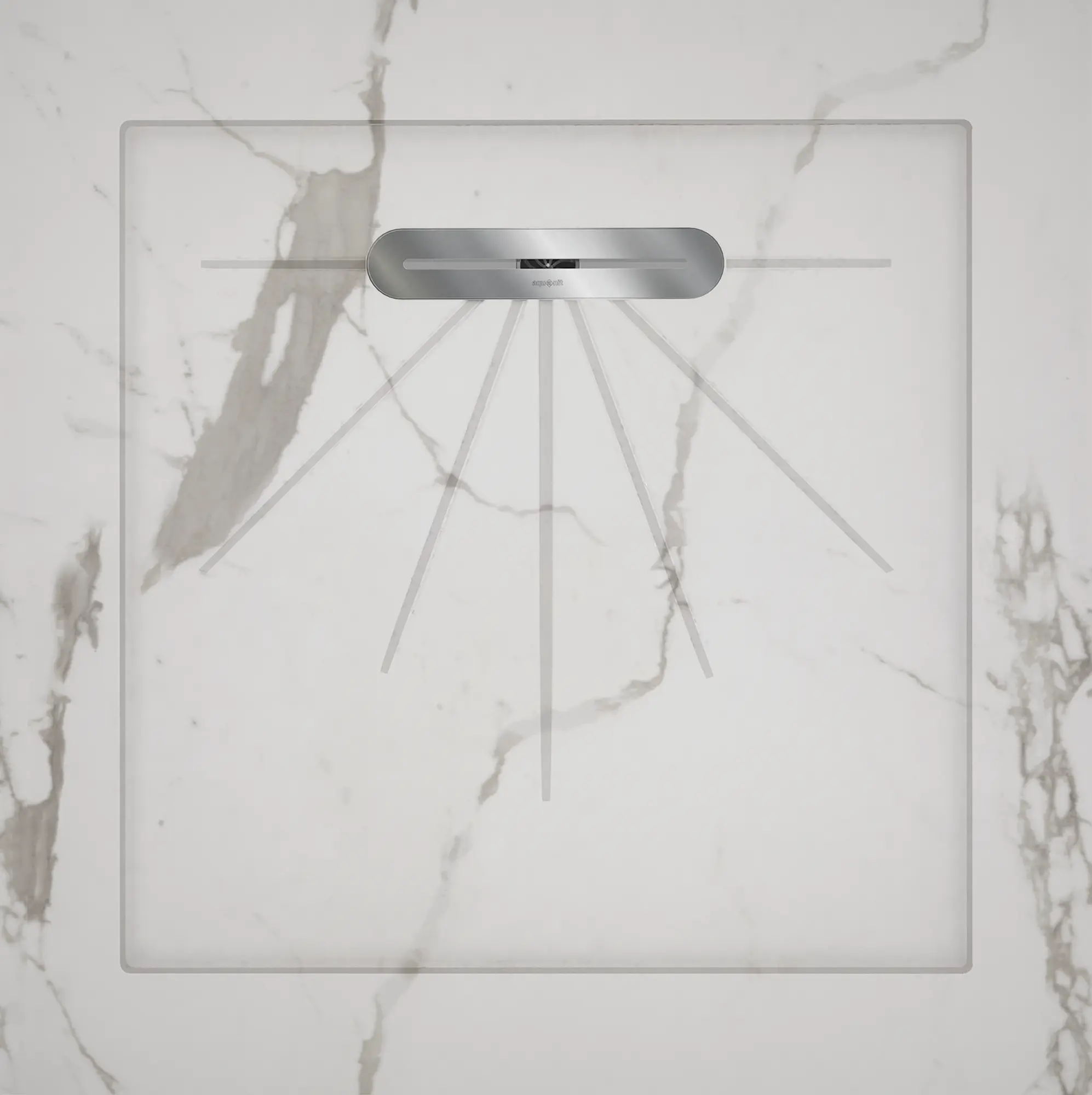 Plato de ducha infinity 90x90 cm blanco