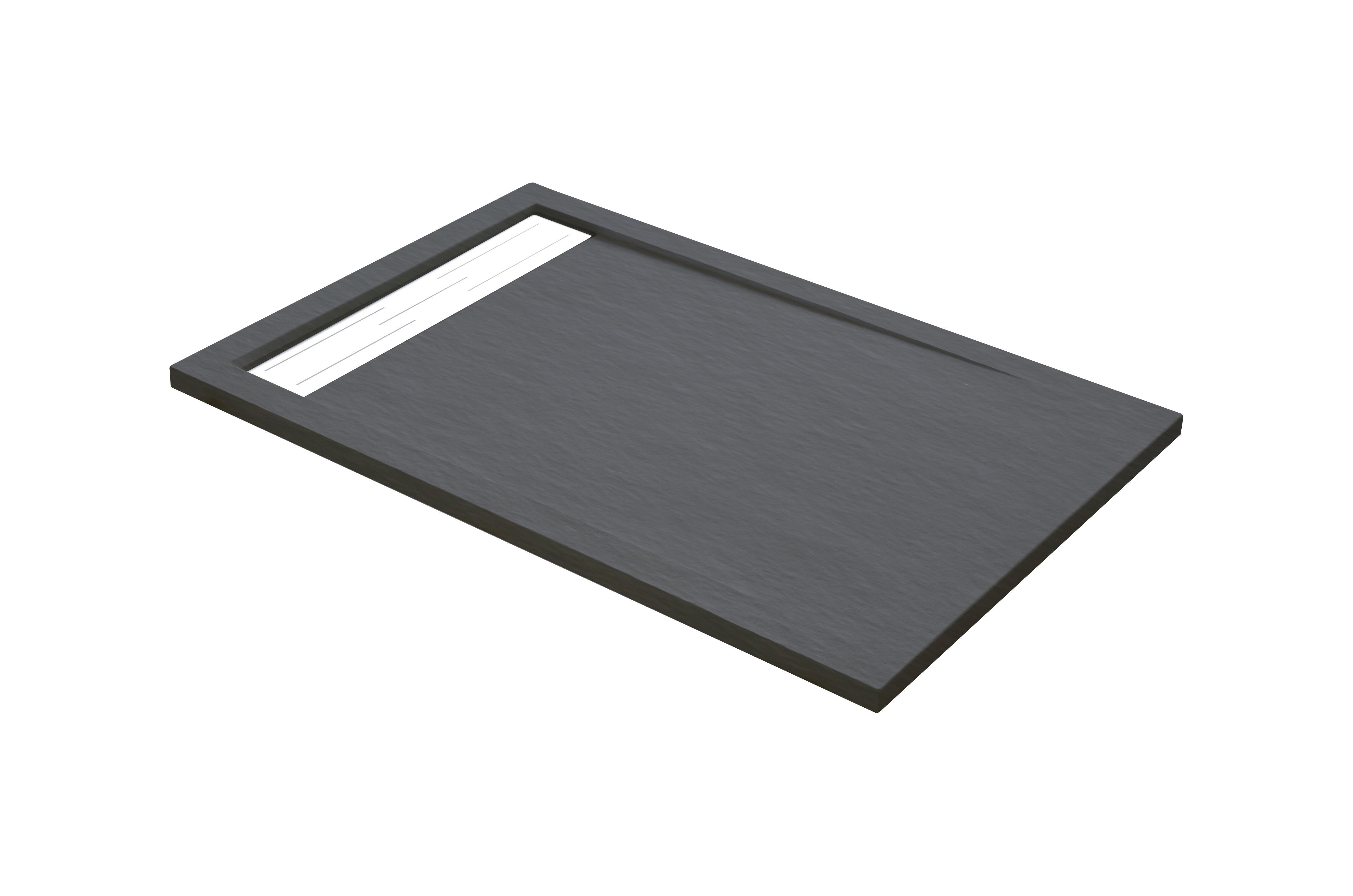 Plato de ducha atlas 100x75 cm gris