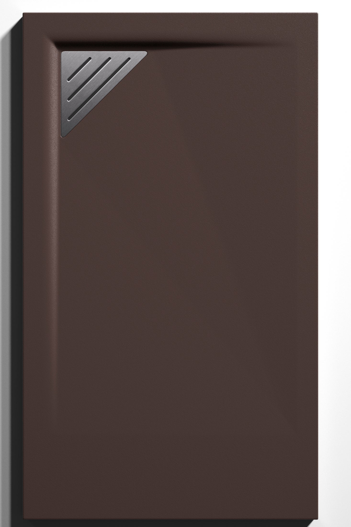 Plato de ducha meet 100x85 cm marrón chocolate