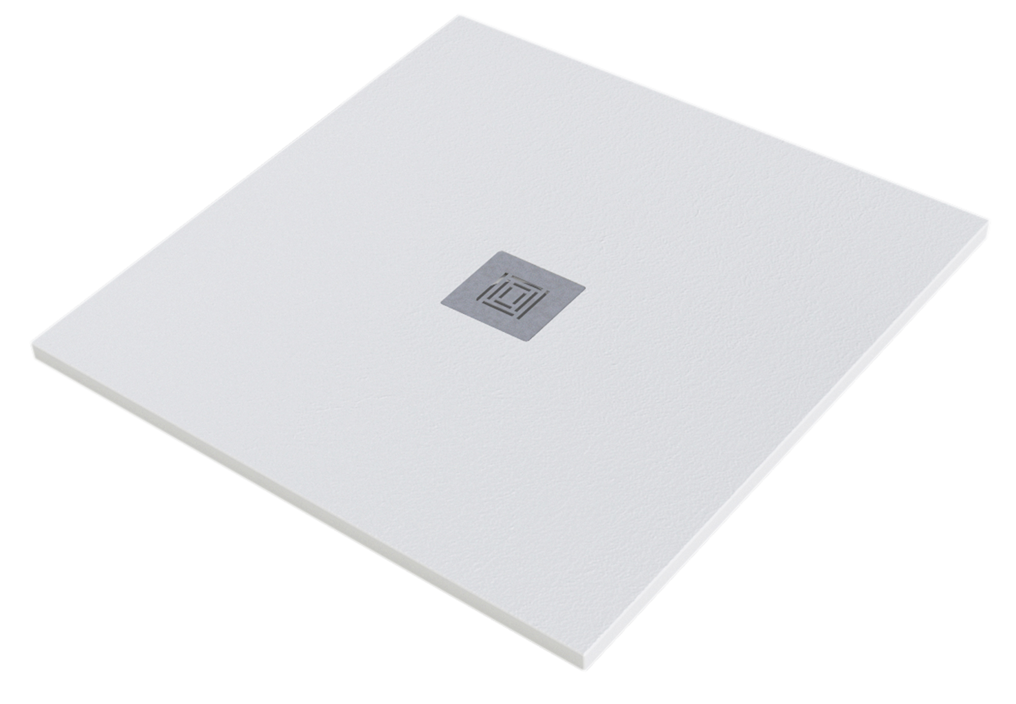 Plato de ducha stone 80x80 cm blanco