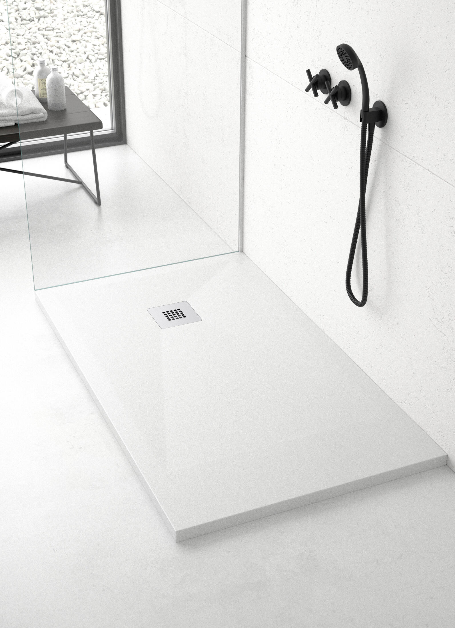 Plato de ducha Play 150x70 cm blanco - 2