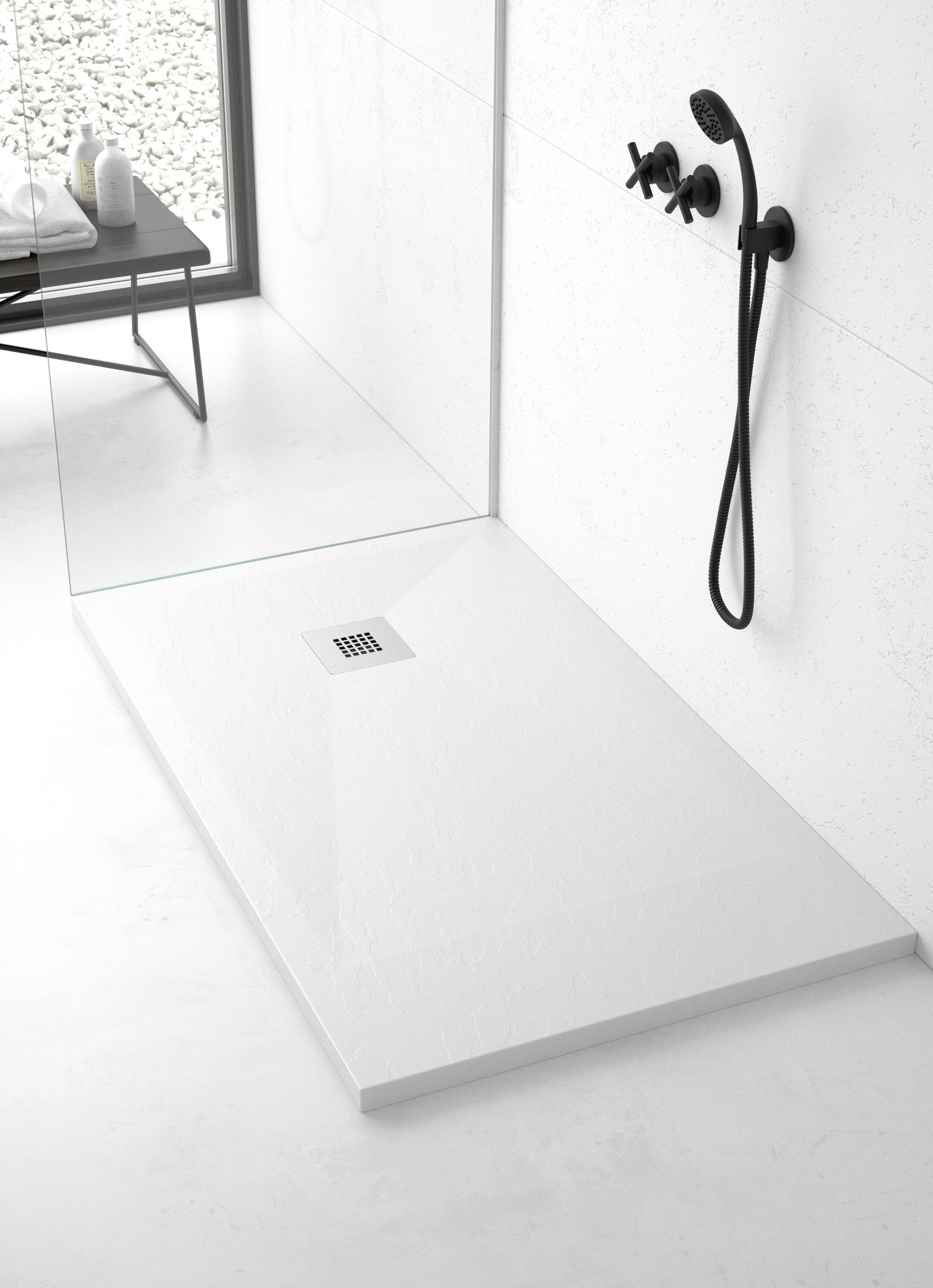 Plato de ducha Play 140x70 cm blanco - 2