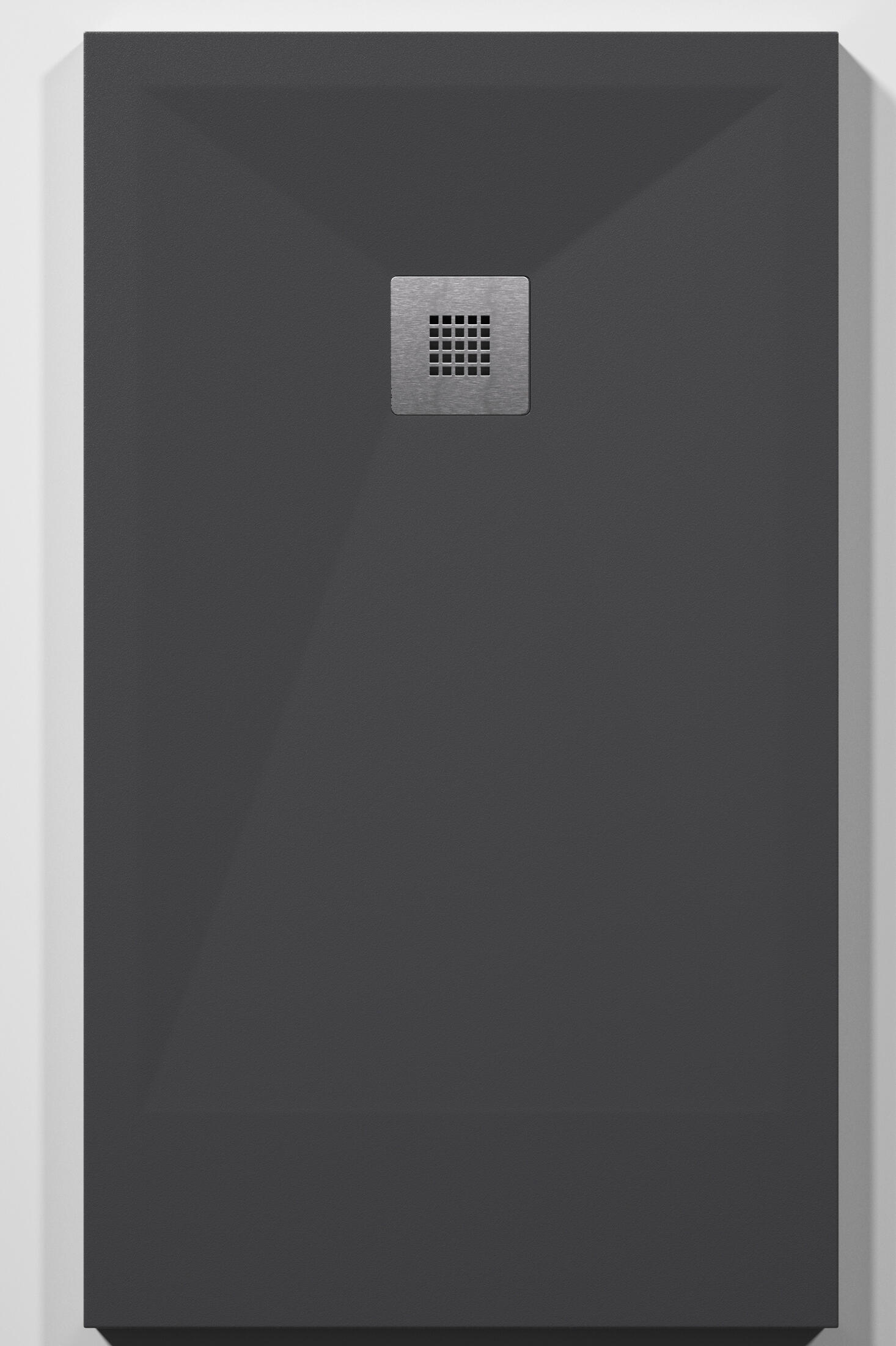 Plato de ducha play 170x70 cm antracita