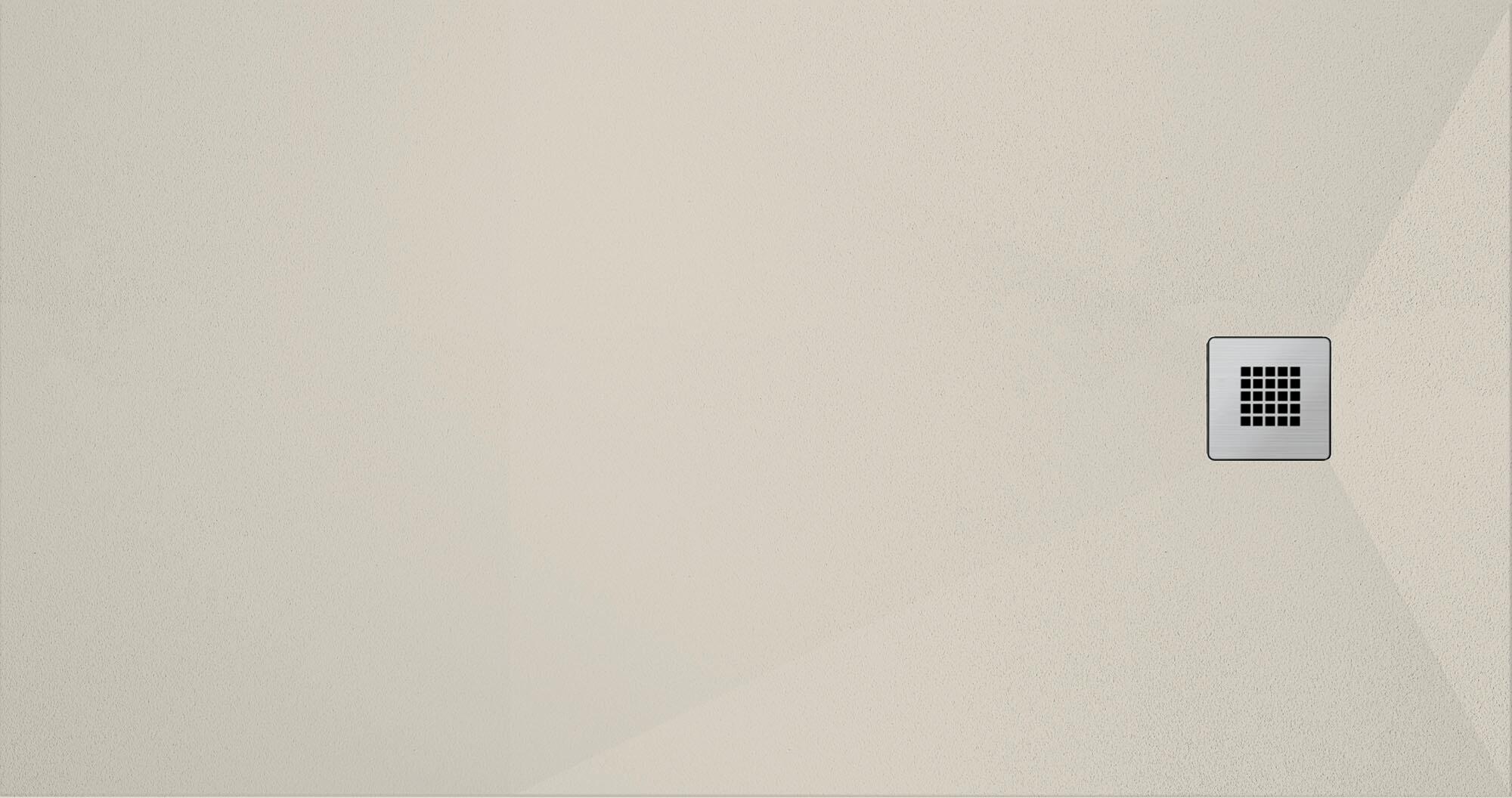 Plato de ducha revolution 80x80 cm crema