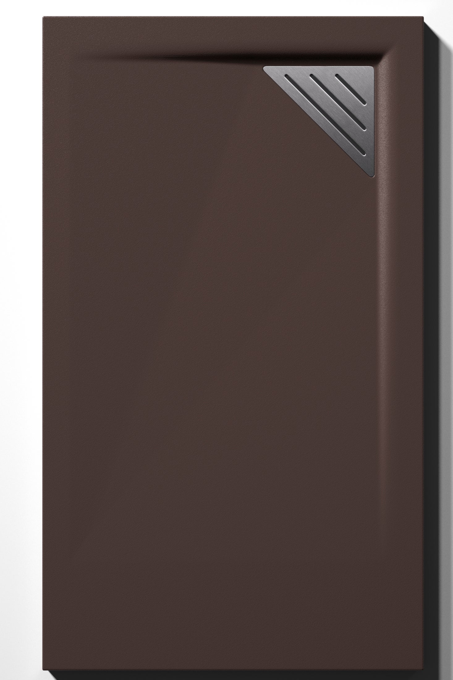 Plato de ducha meet 150x85 cm marrón chocolate