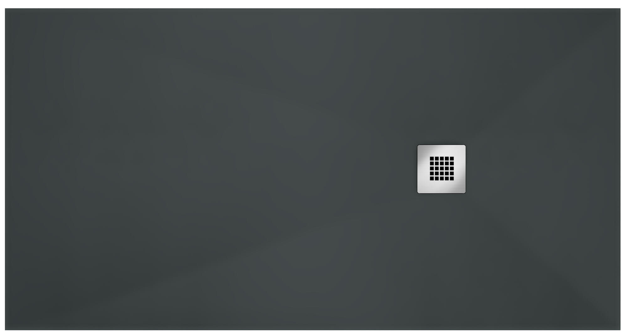 Plato de ducha urban 160x90 cm antracita