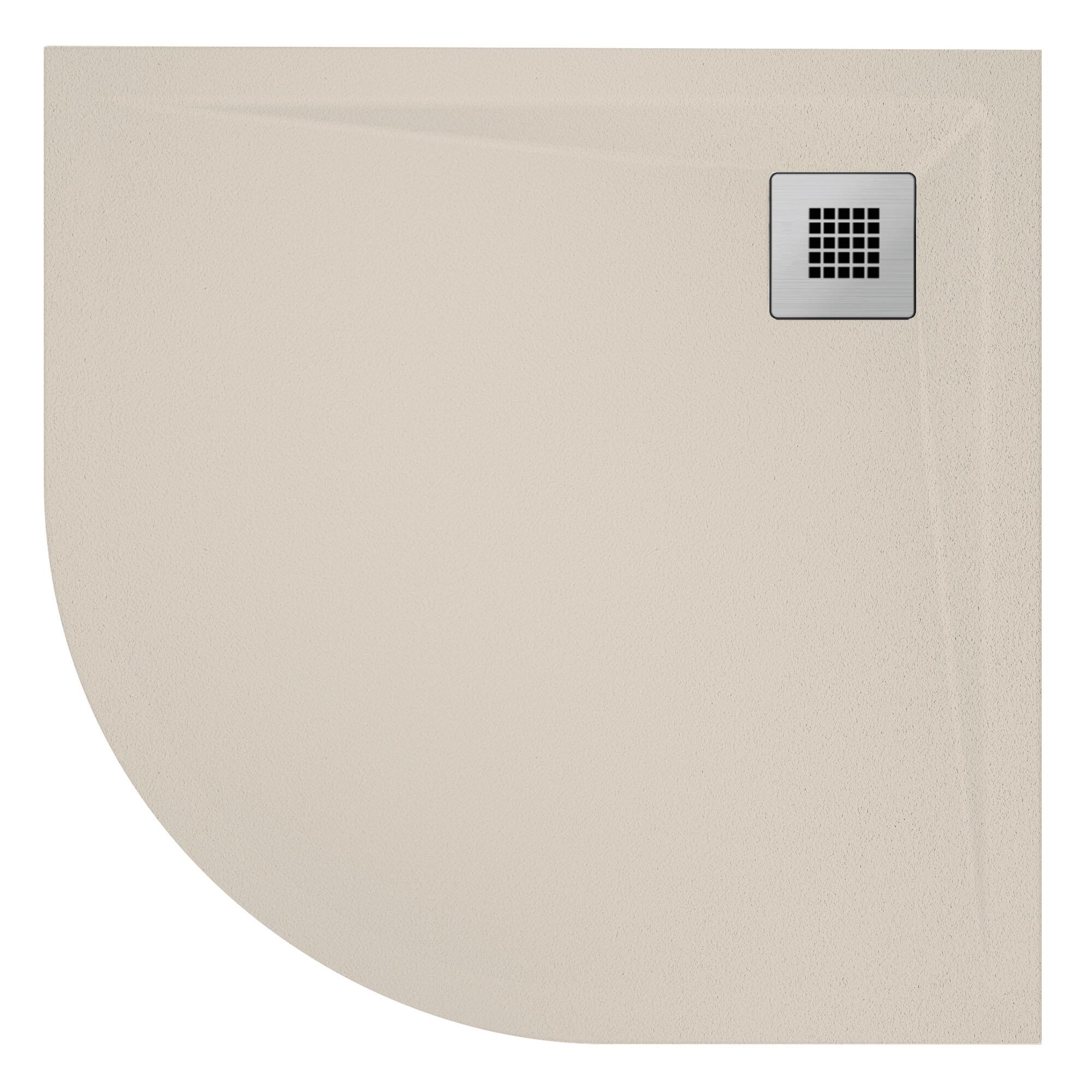 Plato de ducha curve 100x100 cm crema
