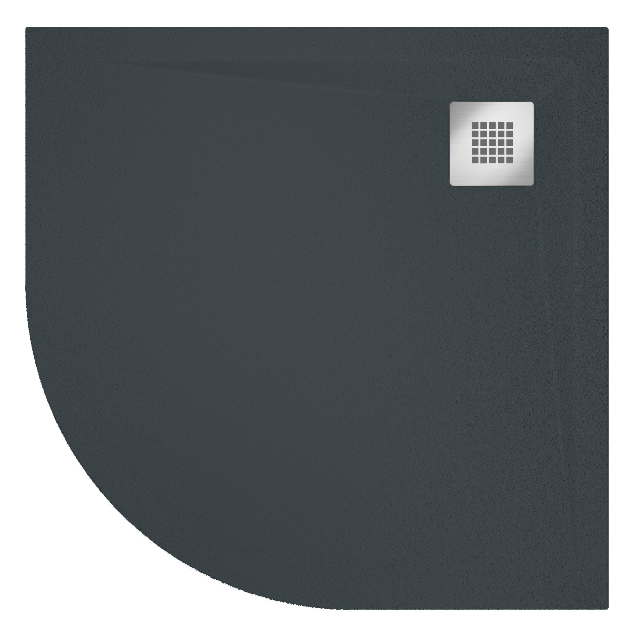 Plato de ducha curve 100x100 cm antracita