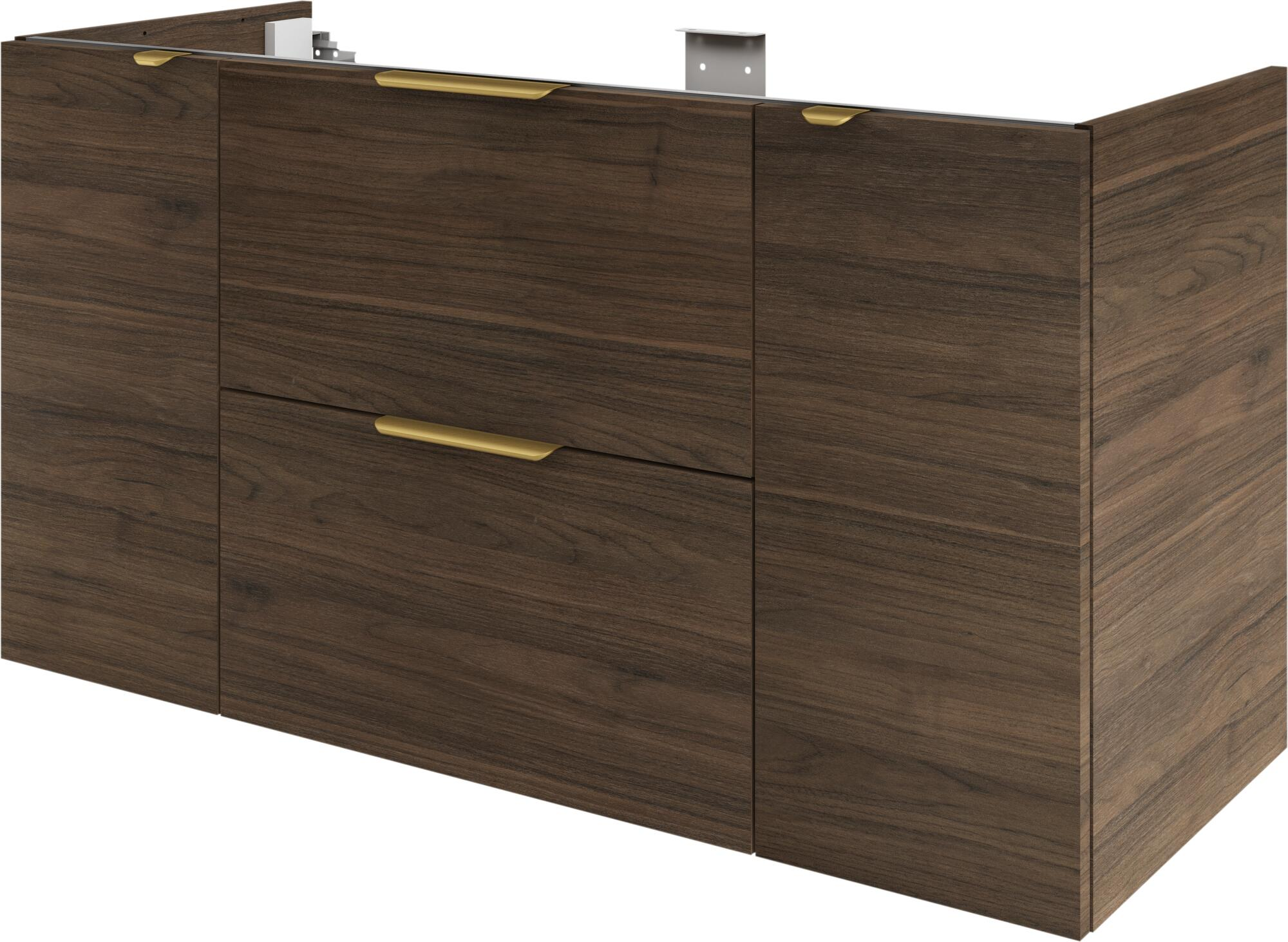 Mueble de baño neo decoración nogal 120 x 48 cm