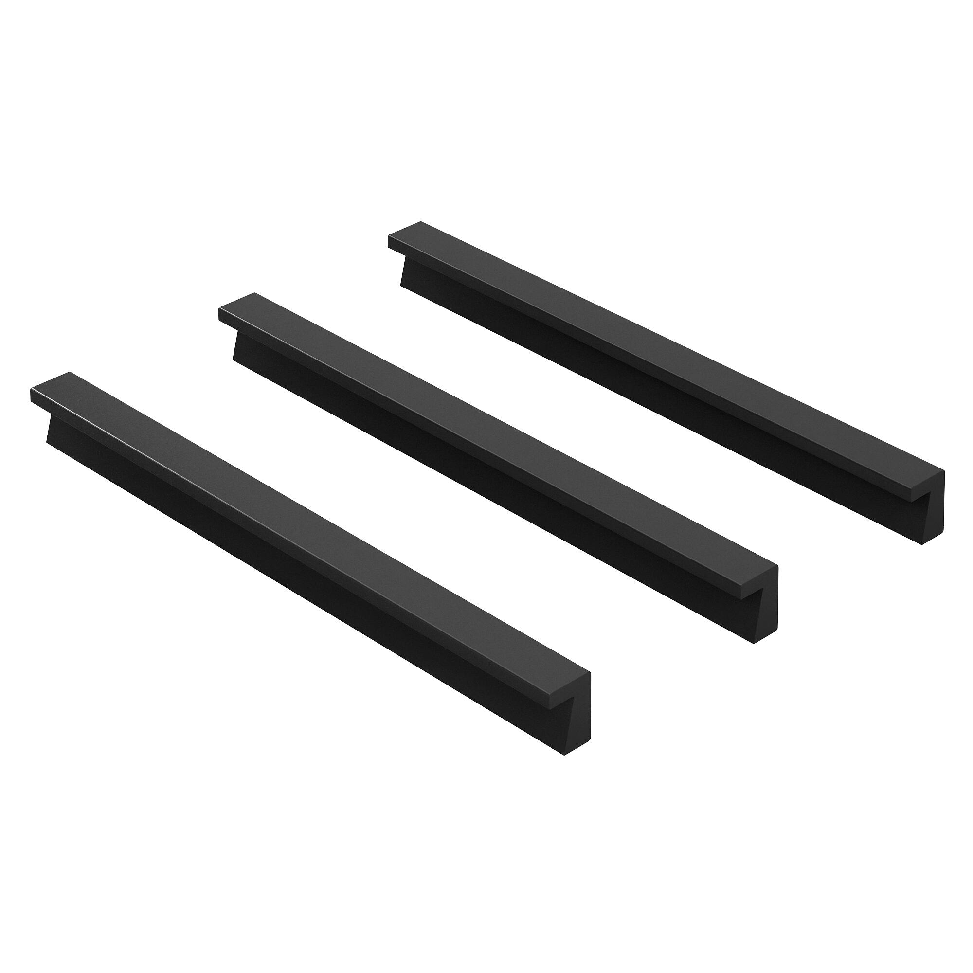 Tirador mueble baño madrid negro acabado metálico