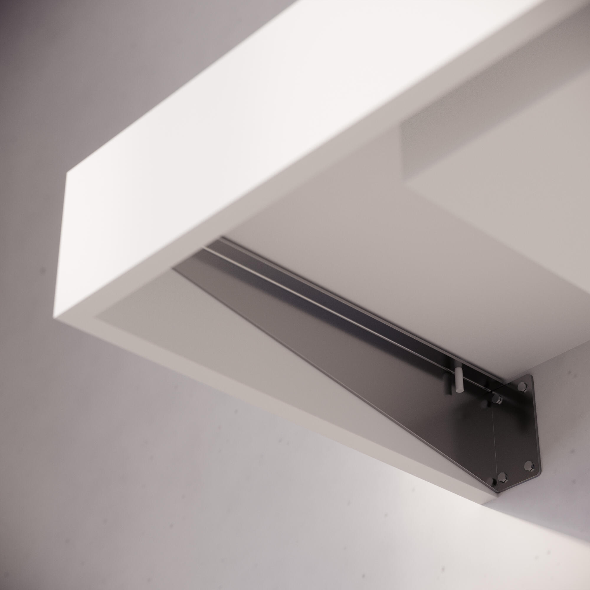 Escuadra lavabo suspendido Zeus acabado metálico - 4