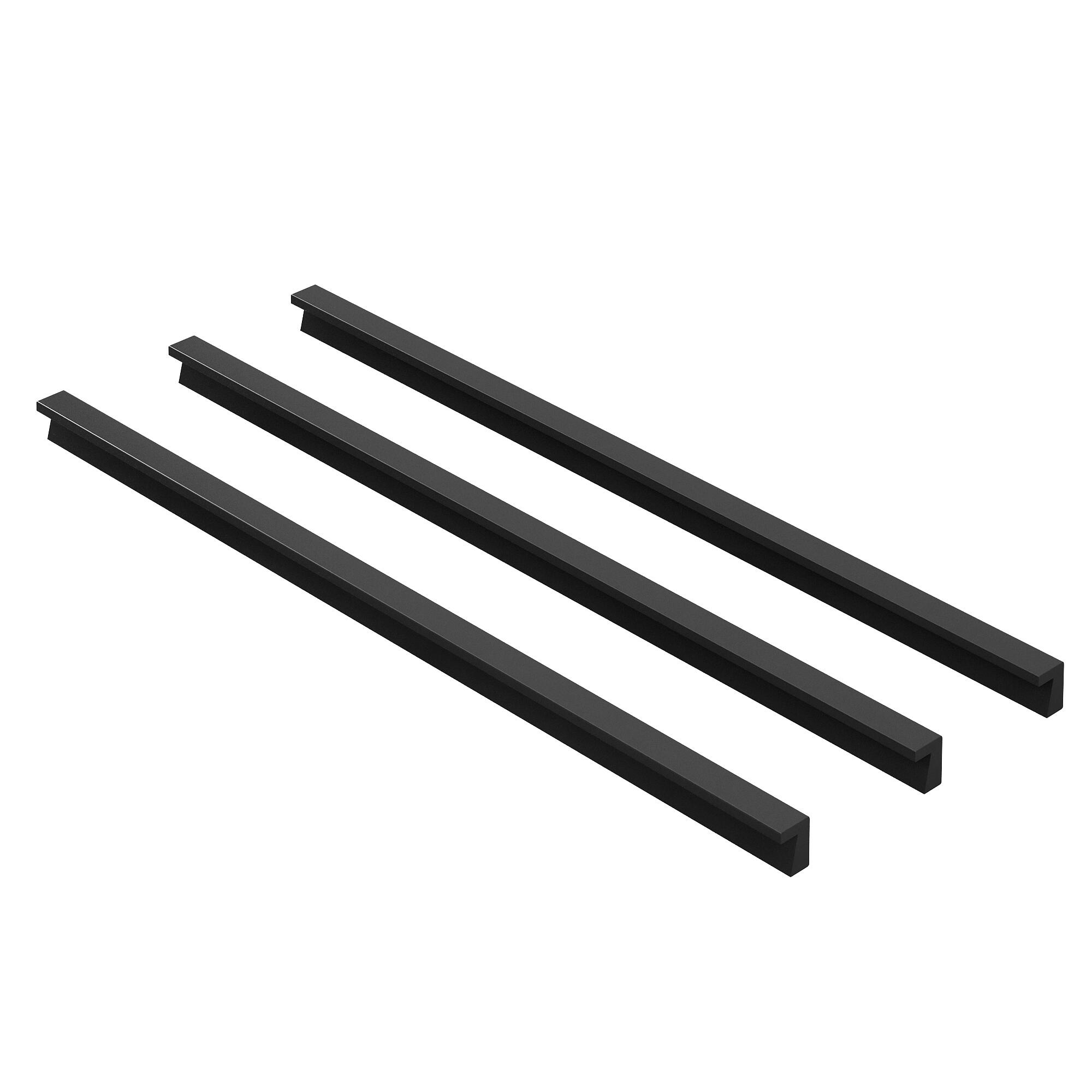 Tirador mueble baño madrid negro acabado metálico