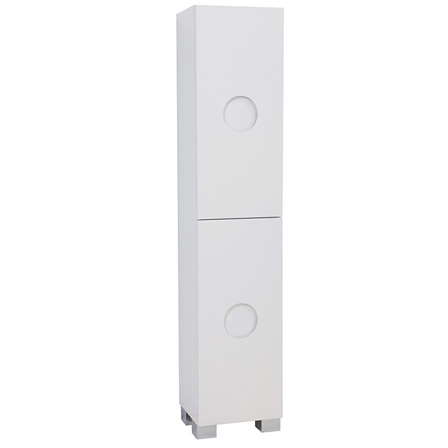 Columna de baño sphere plata 35x167x30 cm