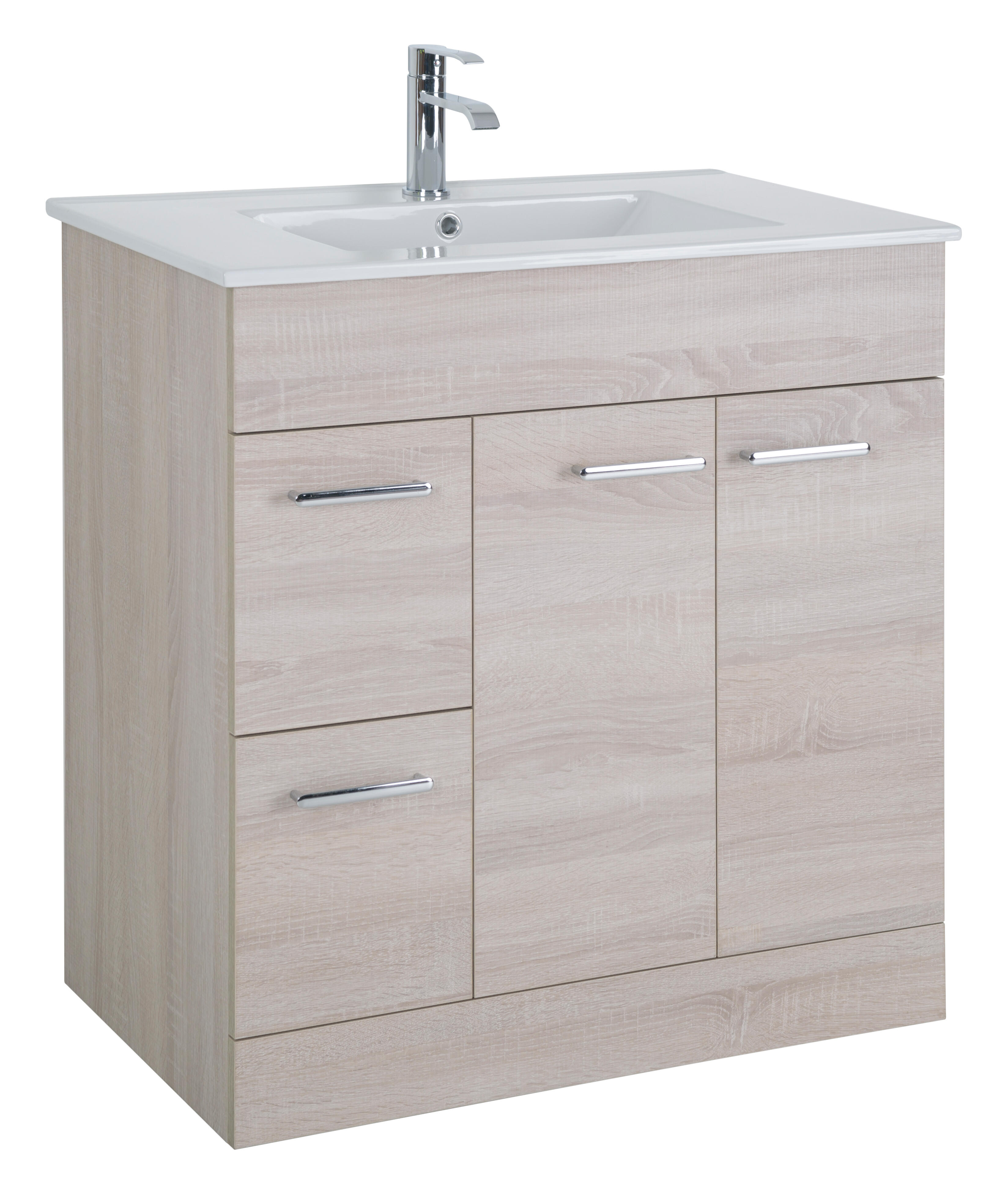 Mueble de baño con lavabo Motril  roble 70x45 cm - 4