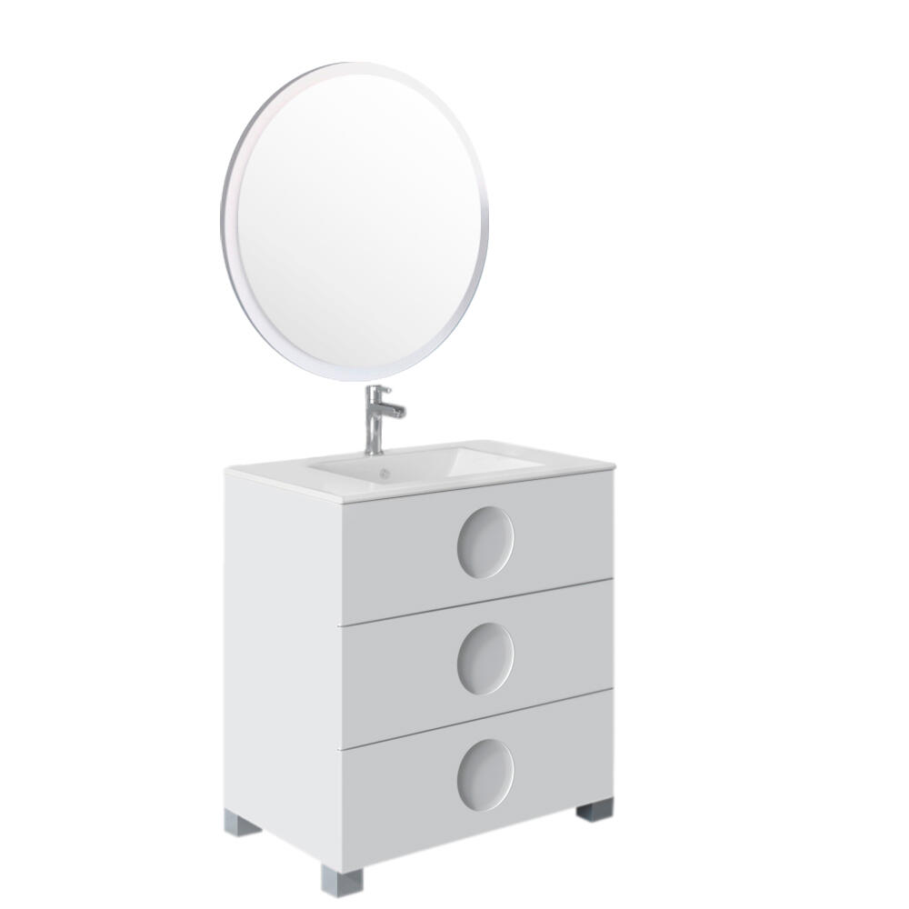 Mueble de baño sphere blanco 80x45 cm