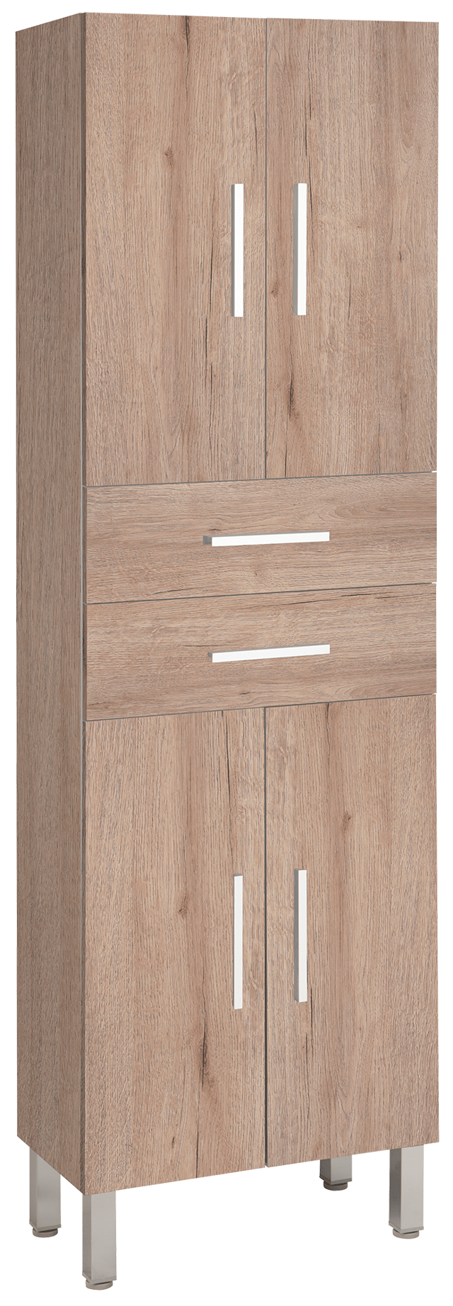 Columna de baño Madrid roble 60x185x30 cm