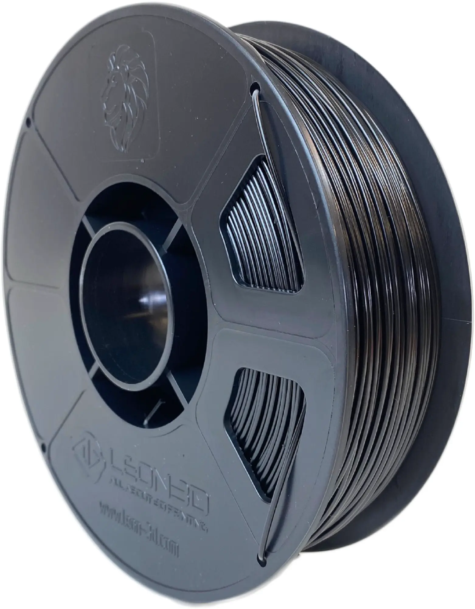Bobina de filamento PET-G preto Leon 3D - 2