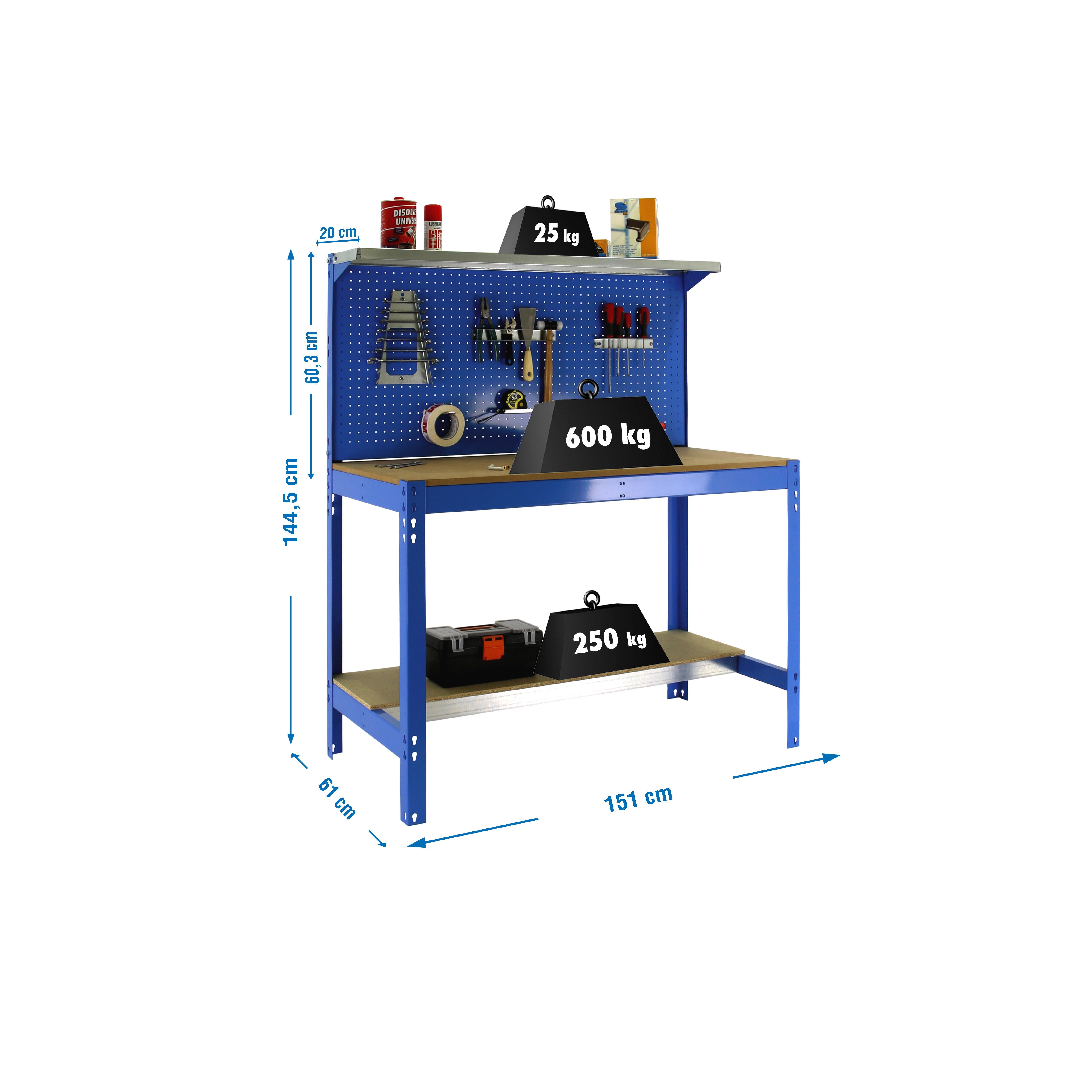 Bancada de trabalho SIMONRACK BT3 900 AZ/MAD - 4