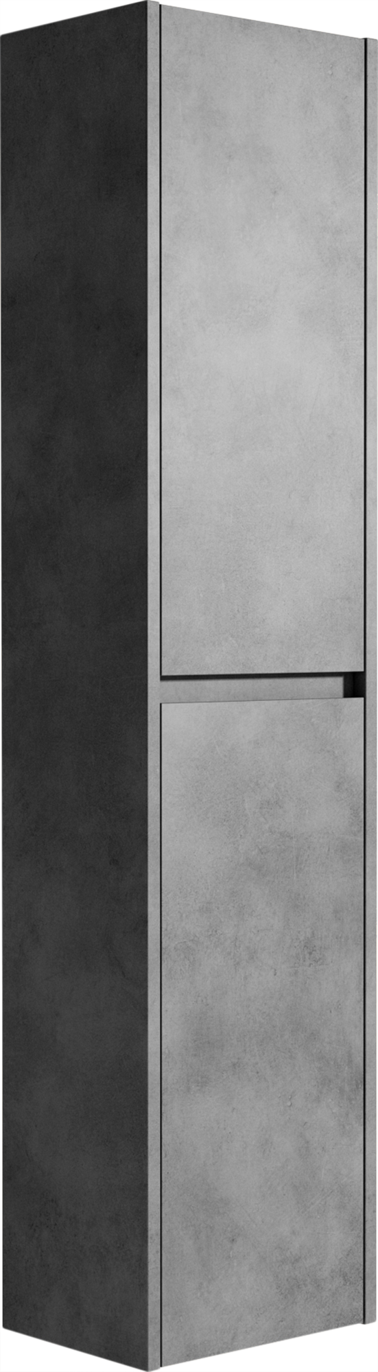 Columna de baño moon gris estructurado 35x150x26 cm