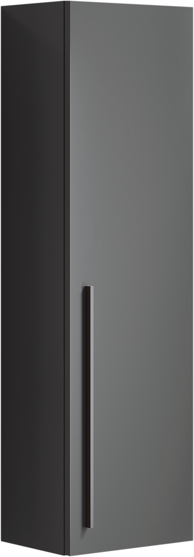 Columna de baño Mia antracita 34.5x120x27 cm
