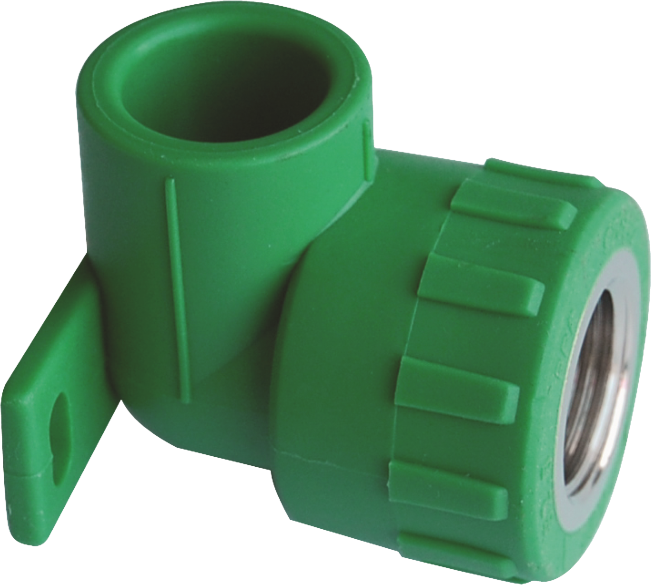 Codo con rosca ppr placa de ø20mm 1/2