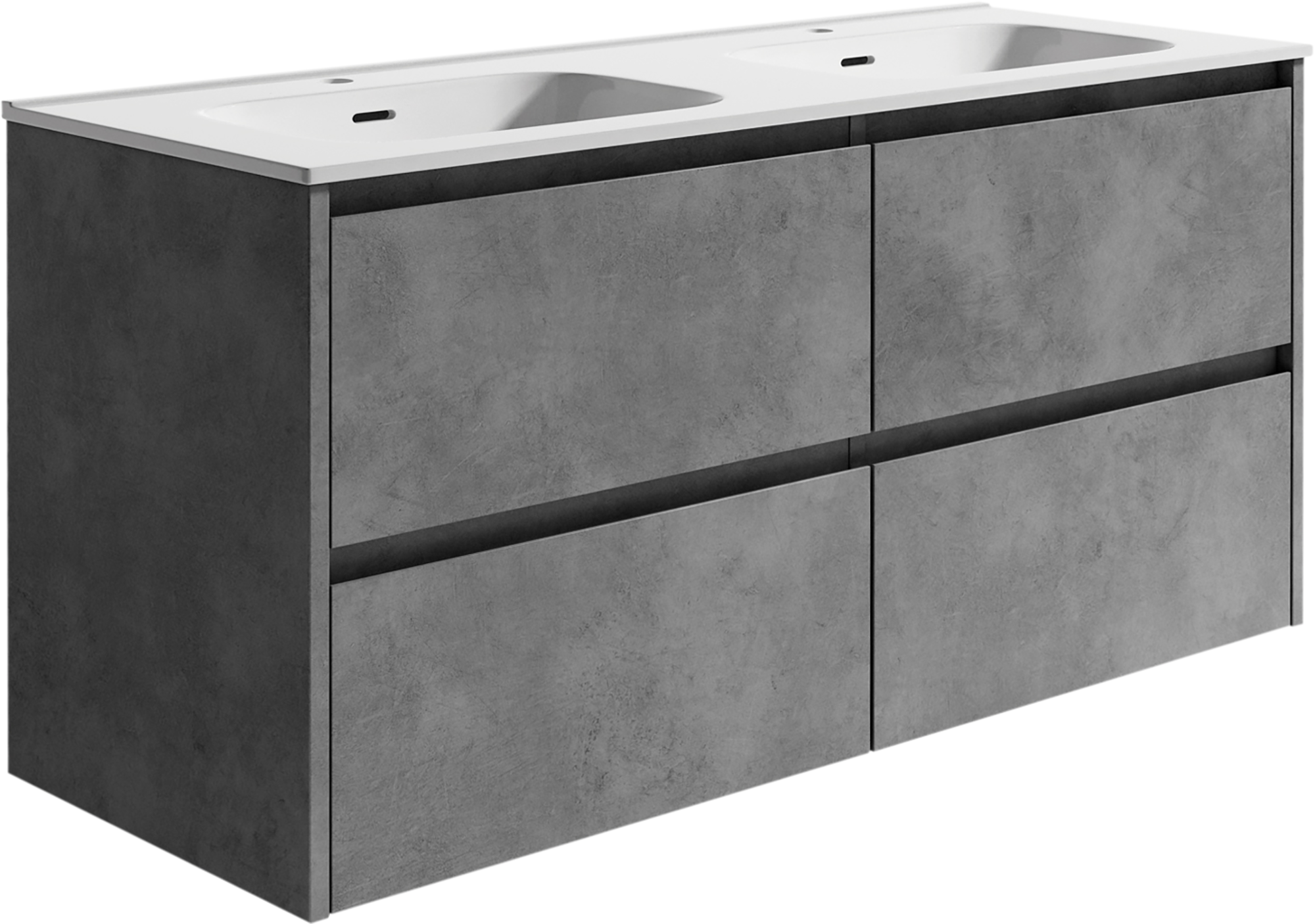 Mueble de baño moon hormigón 120x48 cm