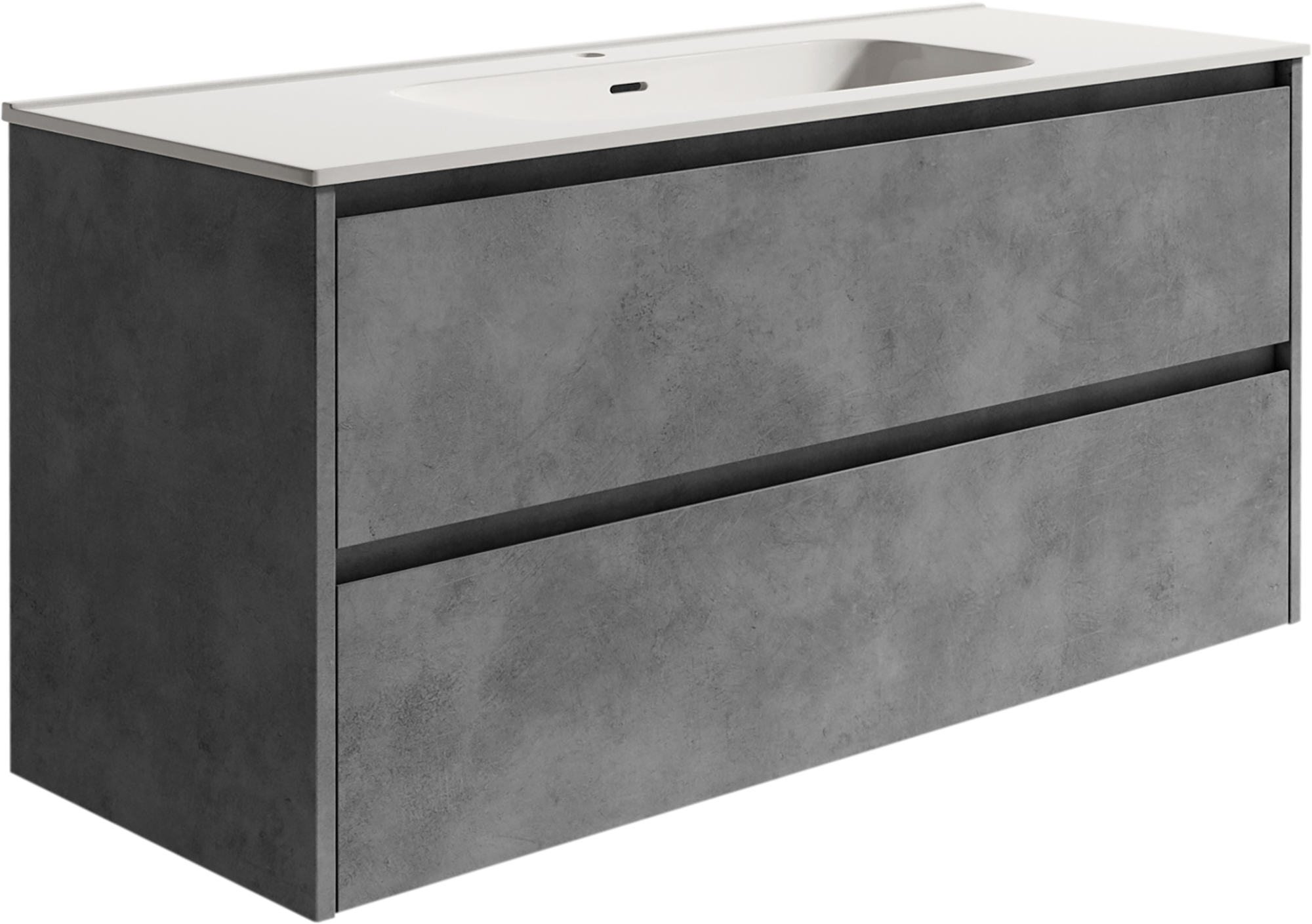 Mueble de baño moon hormigón 120x48 cm