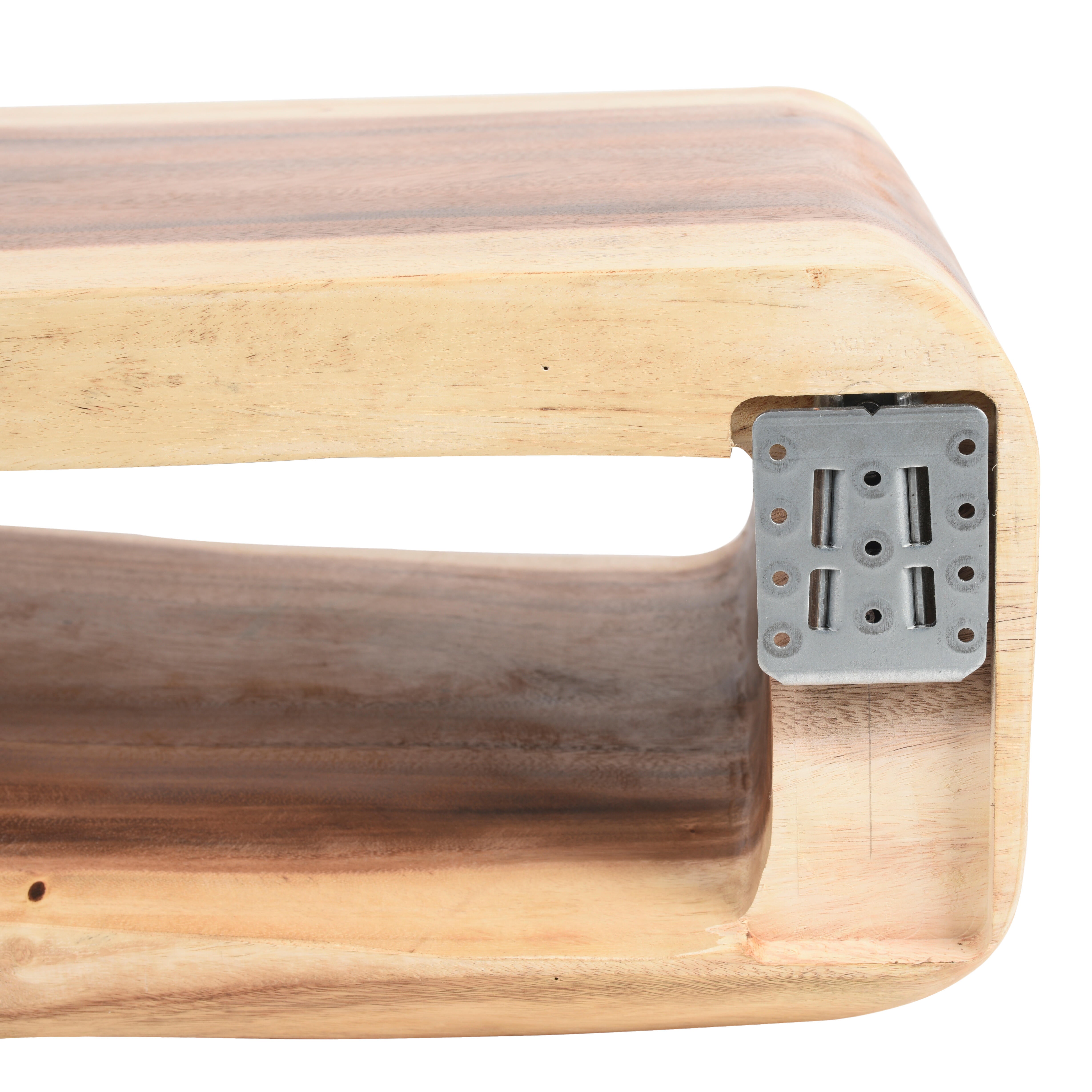 Móvel de casa de banho de 110x30x40cm Castanho - 6