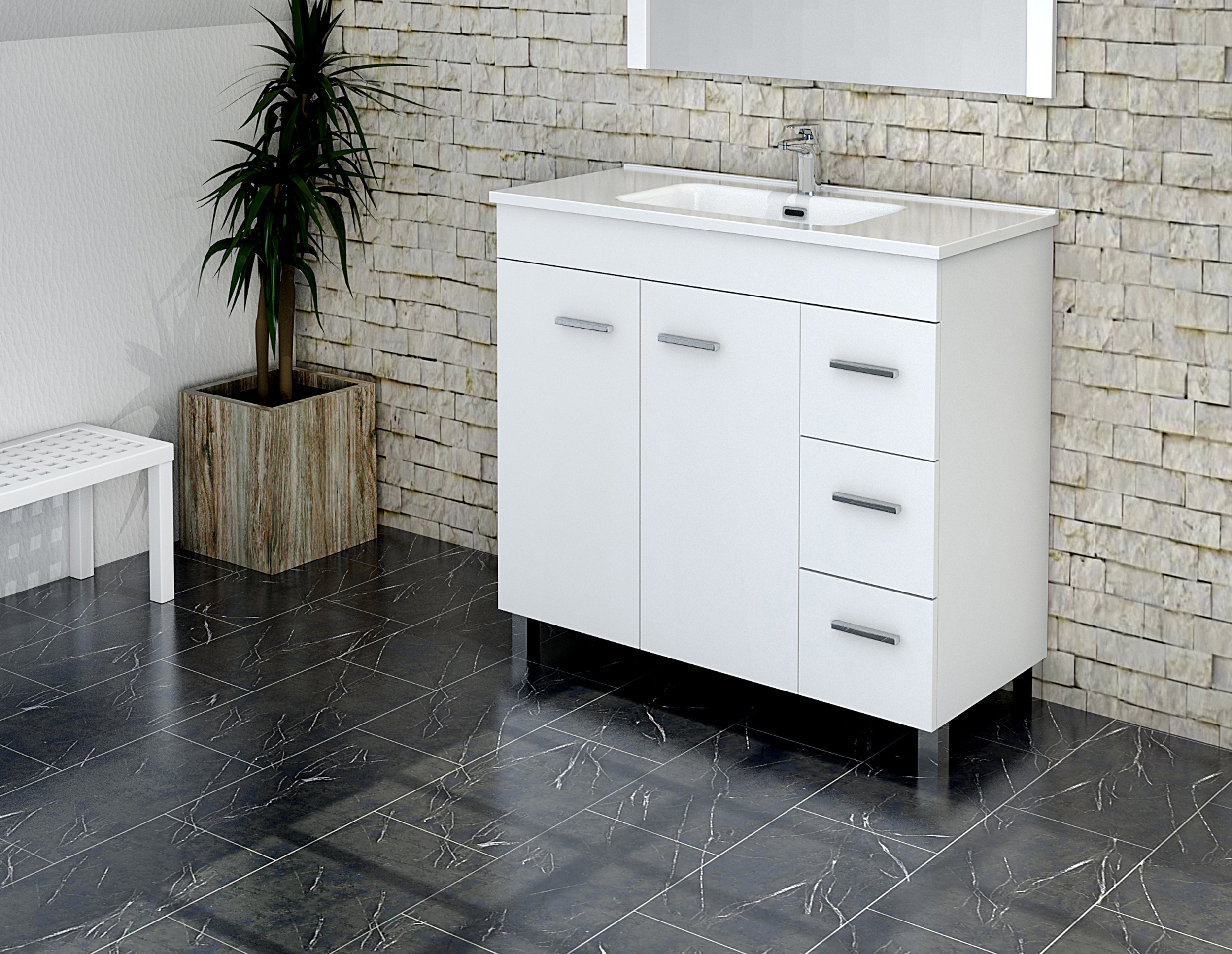 Mueble de baño Cream blanco