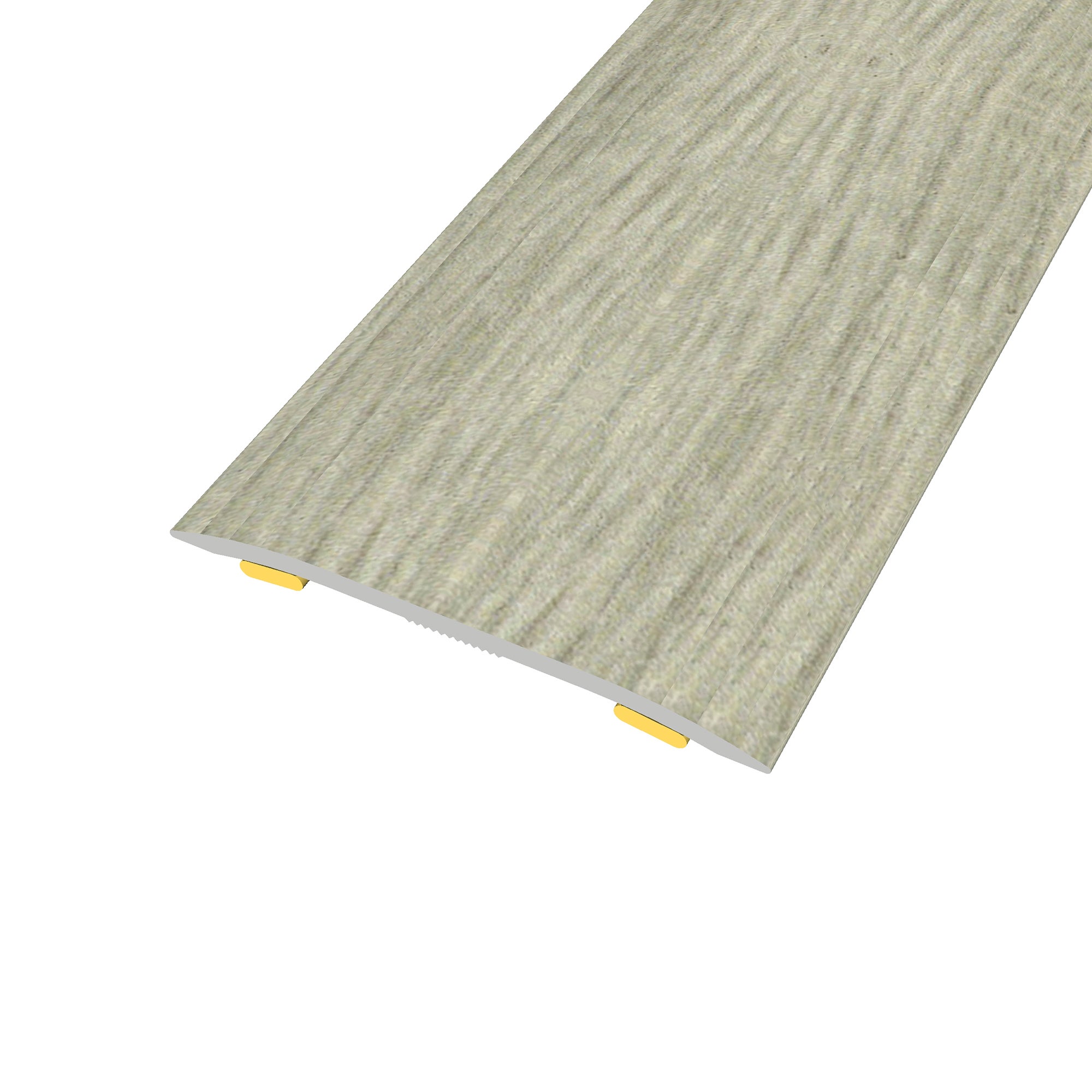 Perfil de dilatación de aluminio gris / plata 183 cm mod005