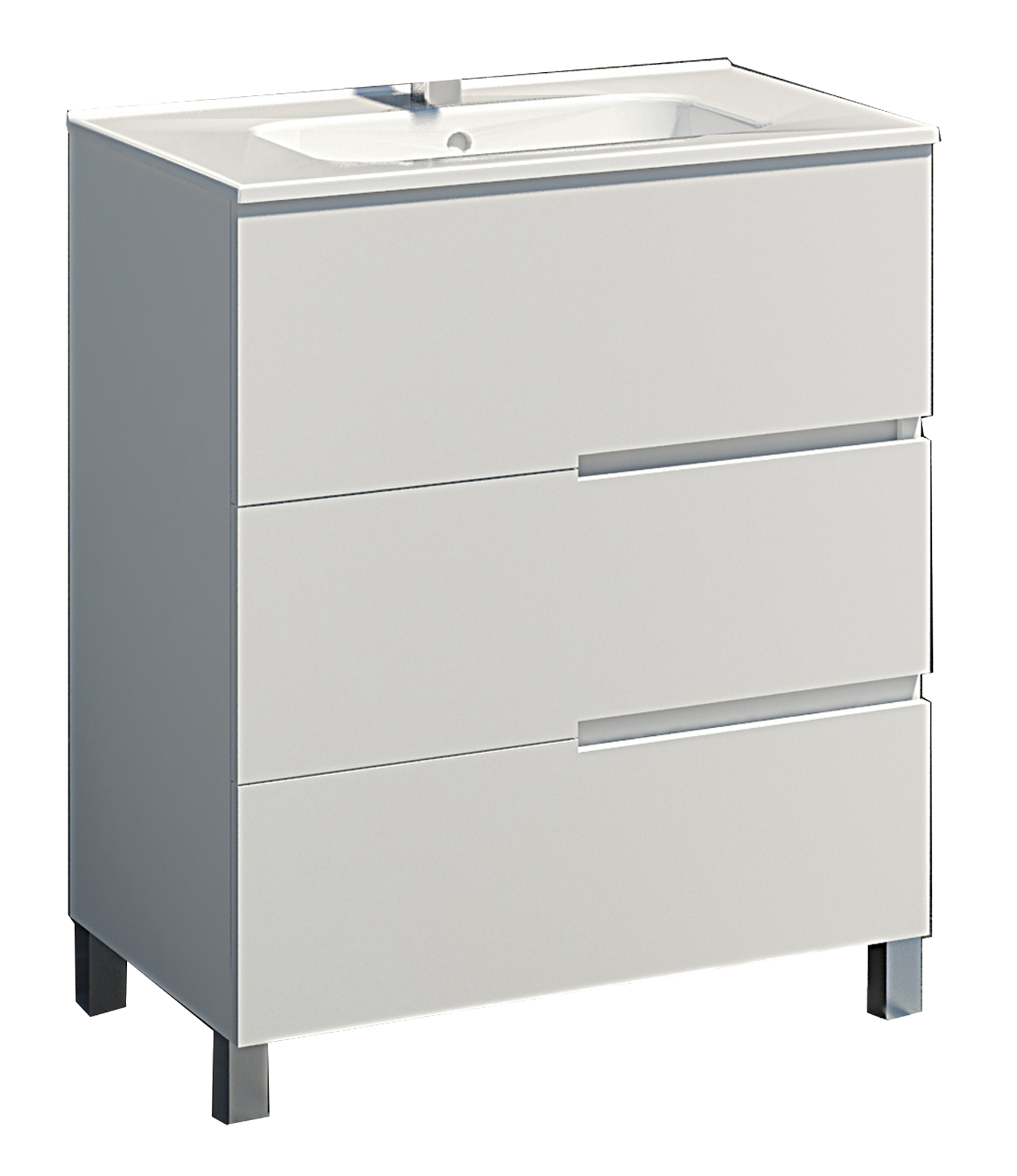 Mueble de baño alda blanco 70x45 cm