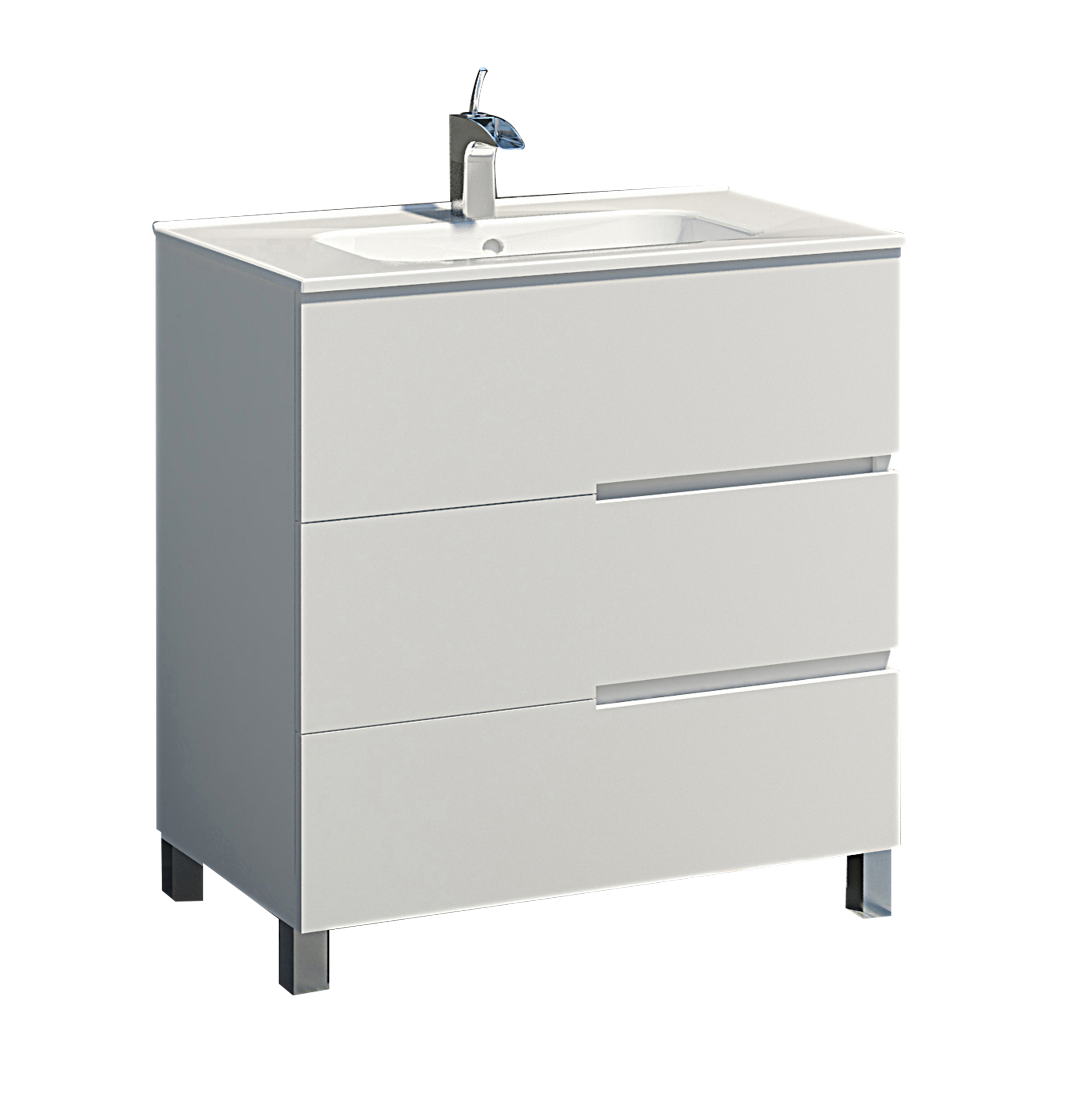 Mueble de baño alda blanco 80x40 cm