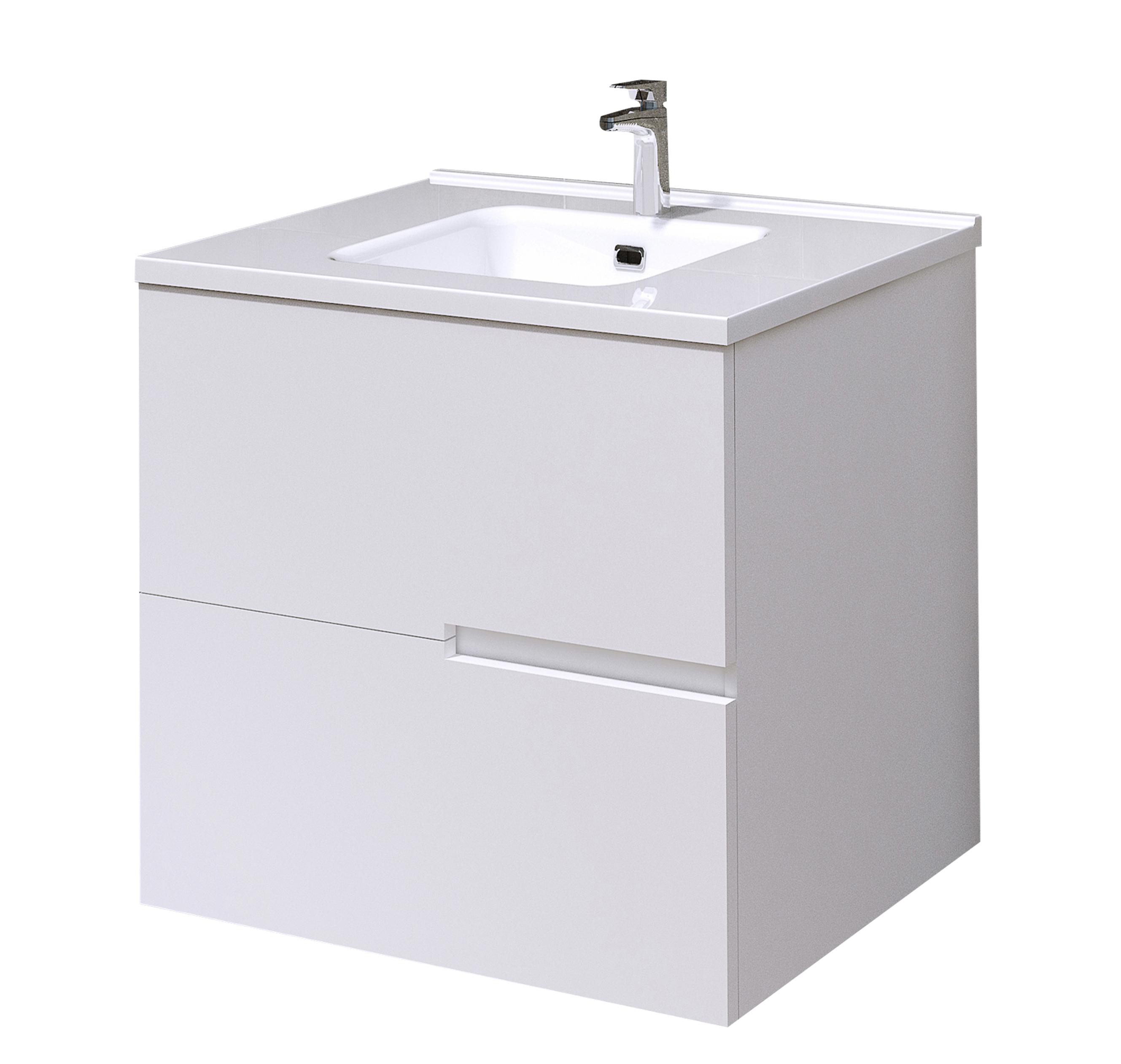 Mueble de baño alda blanco 60x45 cm (lavabo no incluido)