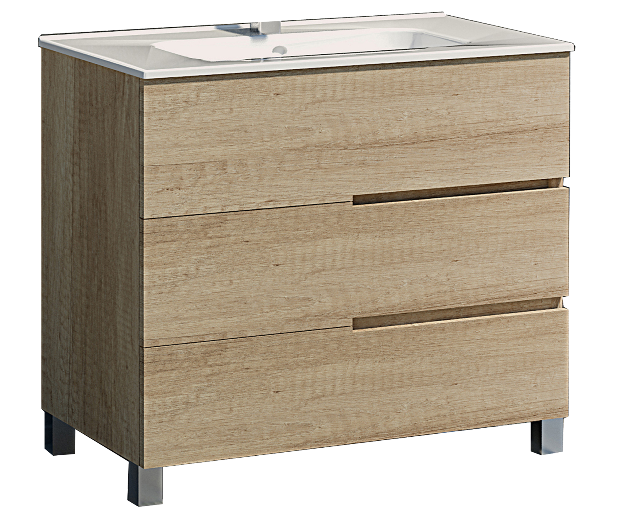 Mueble de baño alda olmo 90x45 cm
