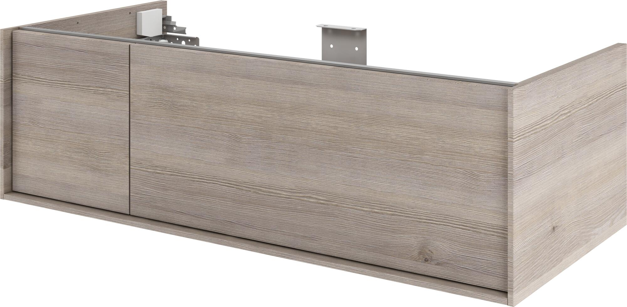 Mueble de baño neo imitación roble grisáceo 105x48 cm