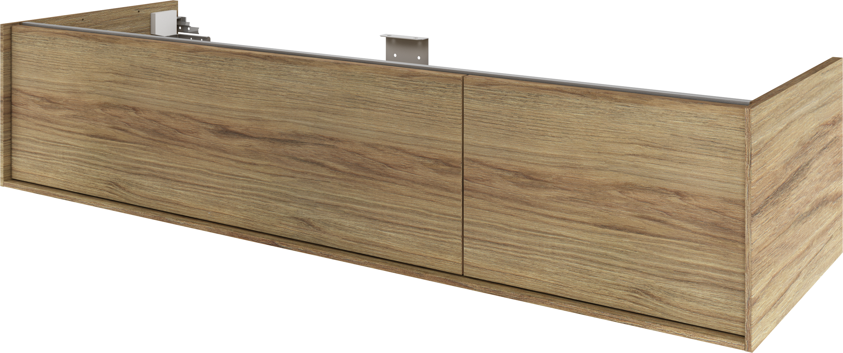 Mueble de baño neo imitación roble natural 150x48 cm