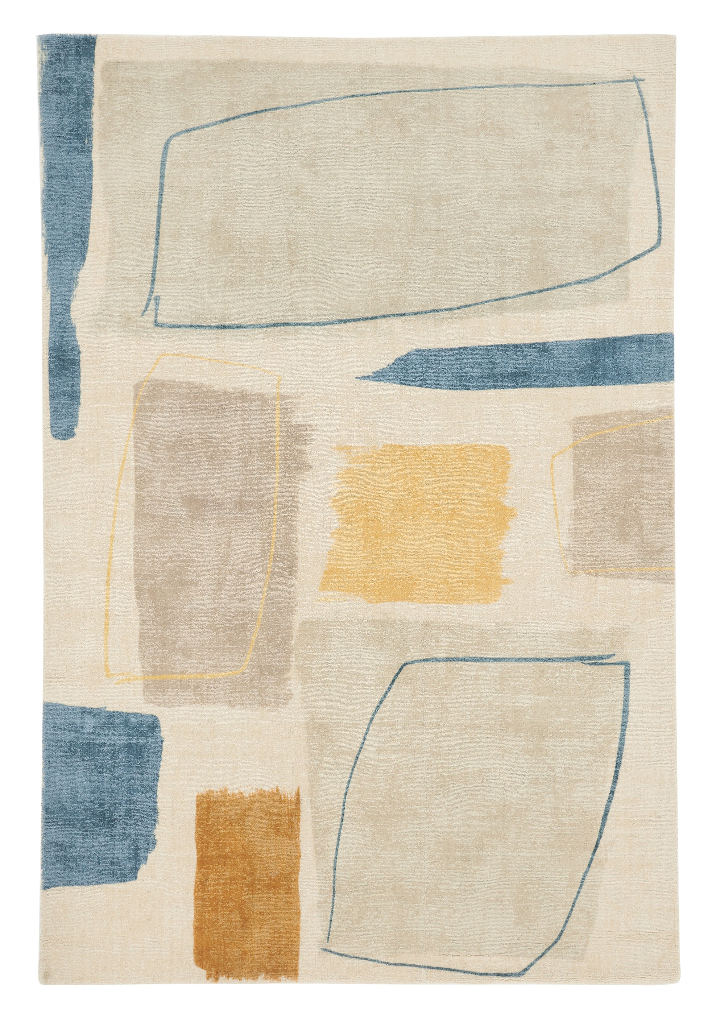 Alfombra de lana sci composition papaya 160 x 230cm
