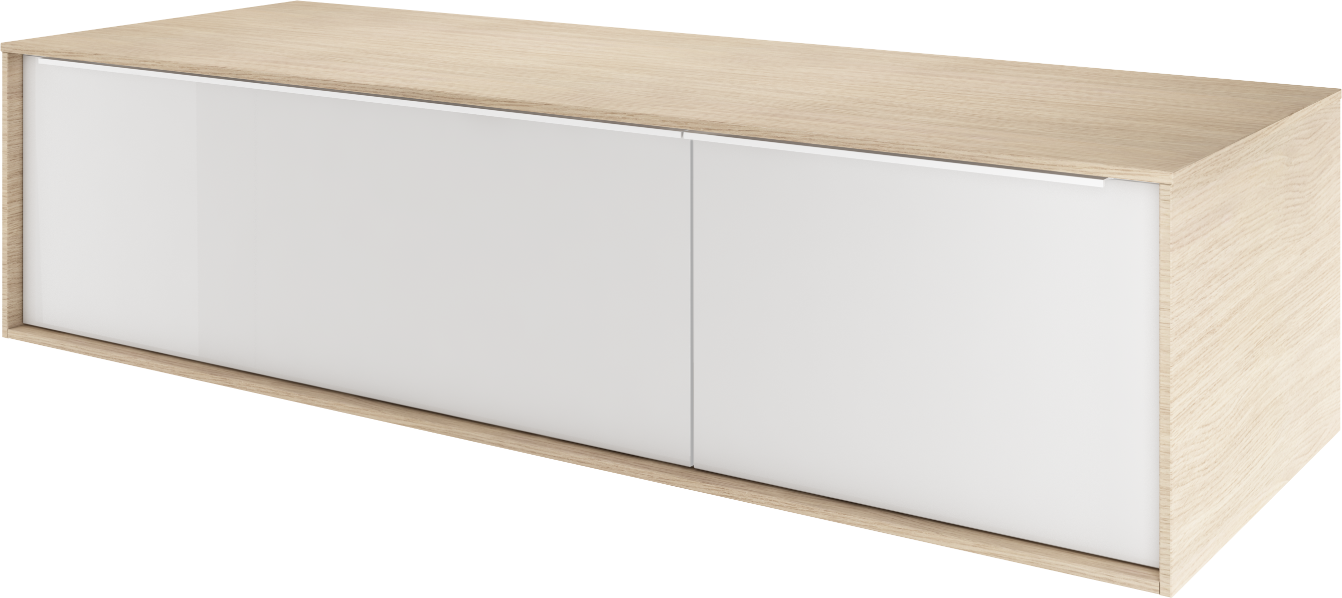 Mueble de baño neo imitación roble natural 135 x 48 cm