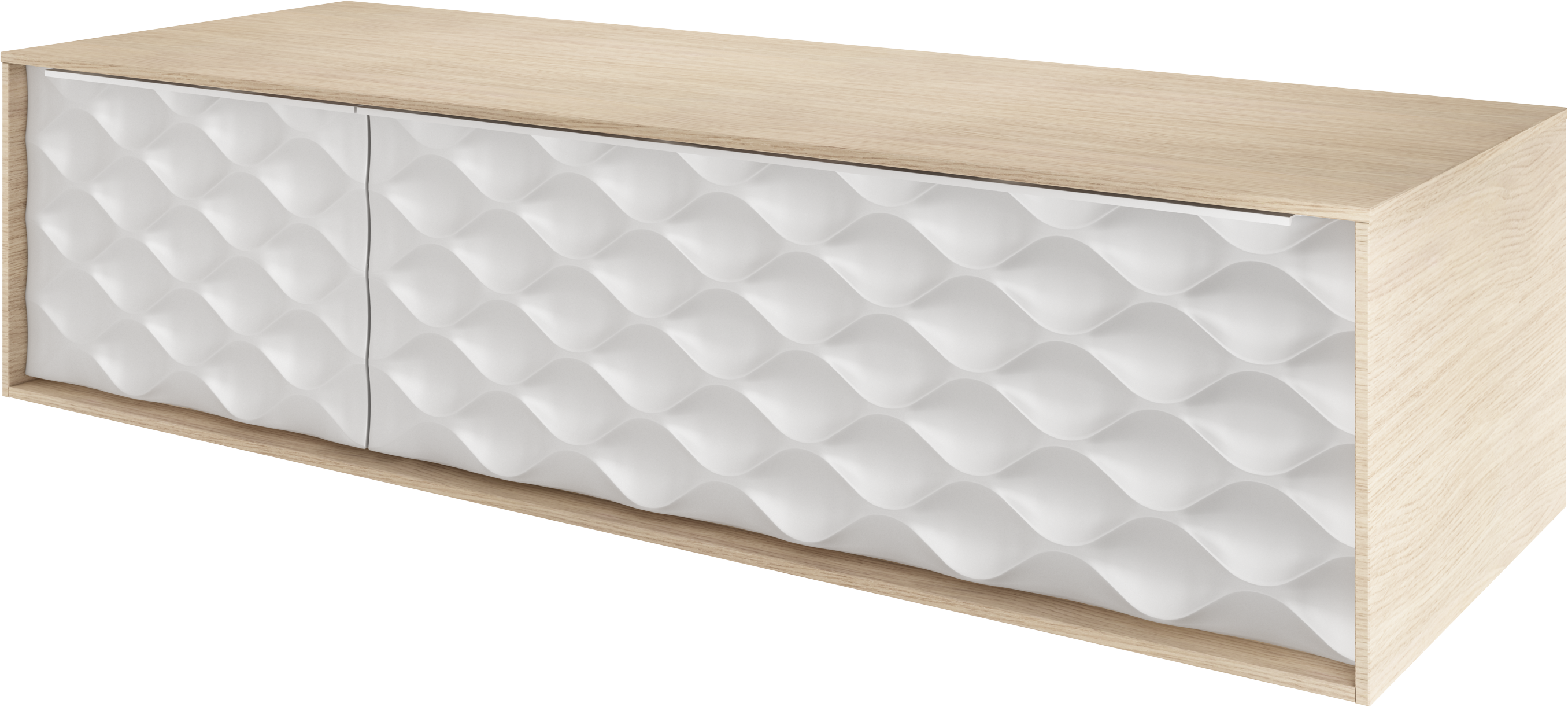 Mueble de baño neo imitación roble natural 135 x 48 cm