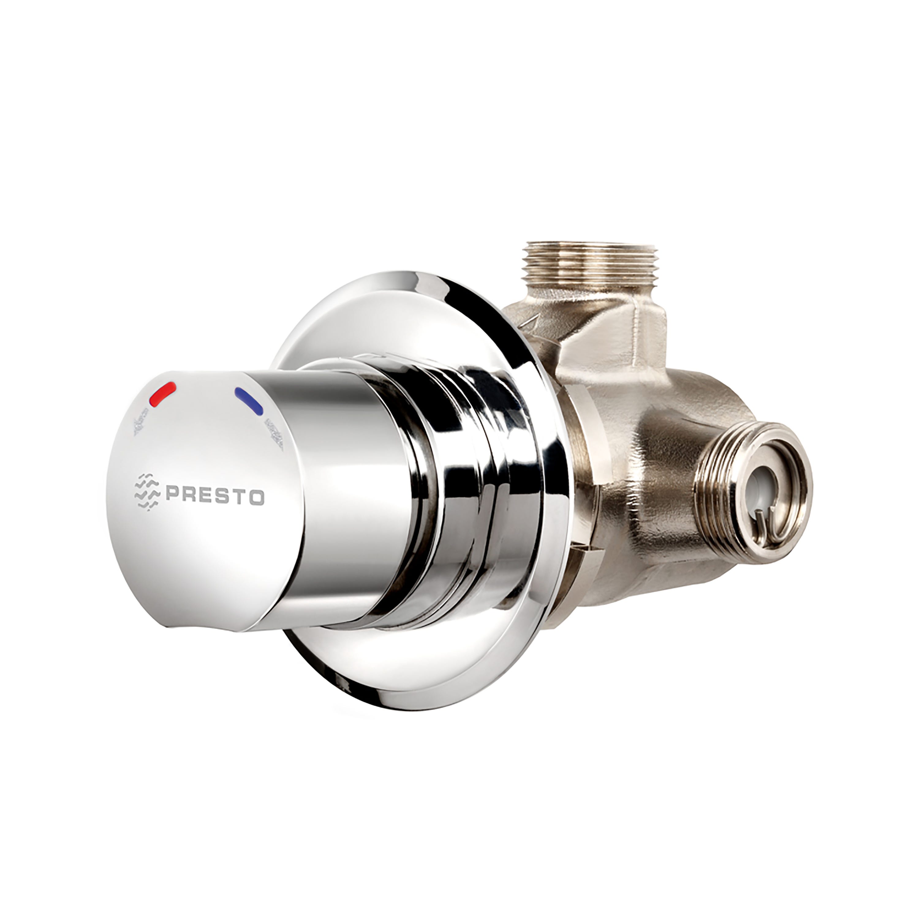 Grifo de ducha PRESTO Presto con temporizador cromo brillo Latón