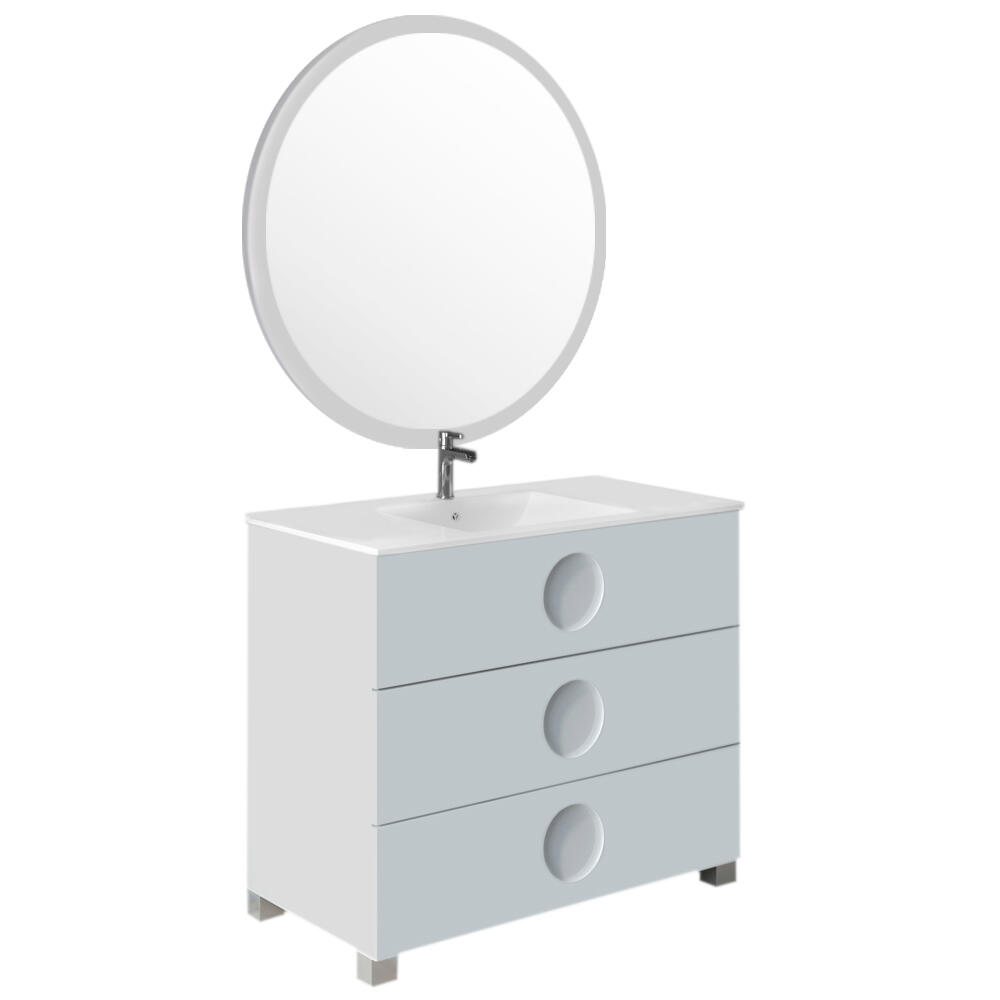 Mueble de baño sphere blanco 100x45 cm